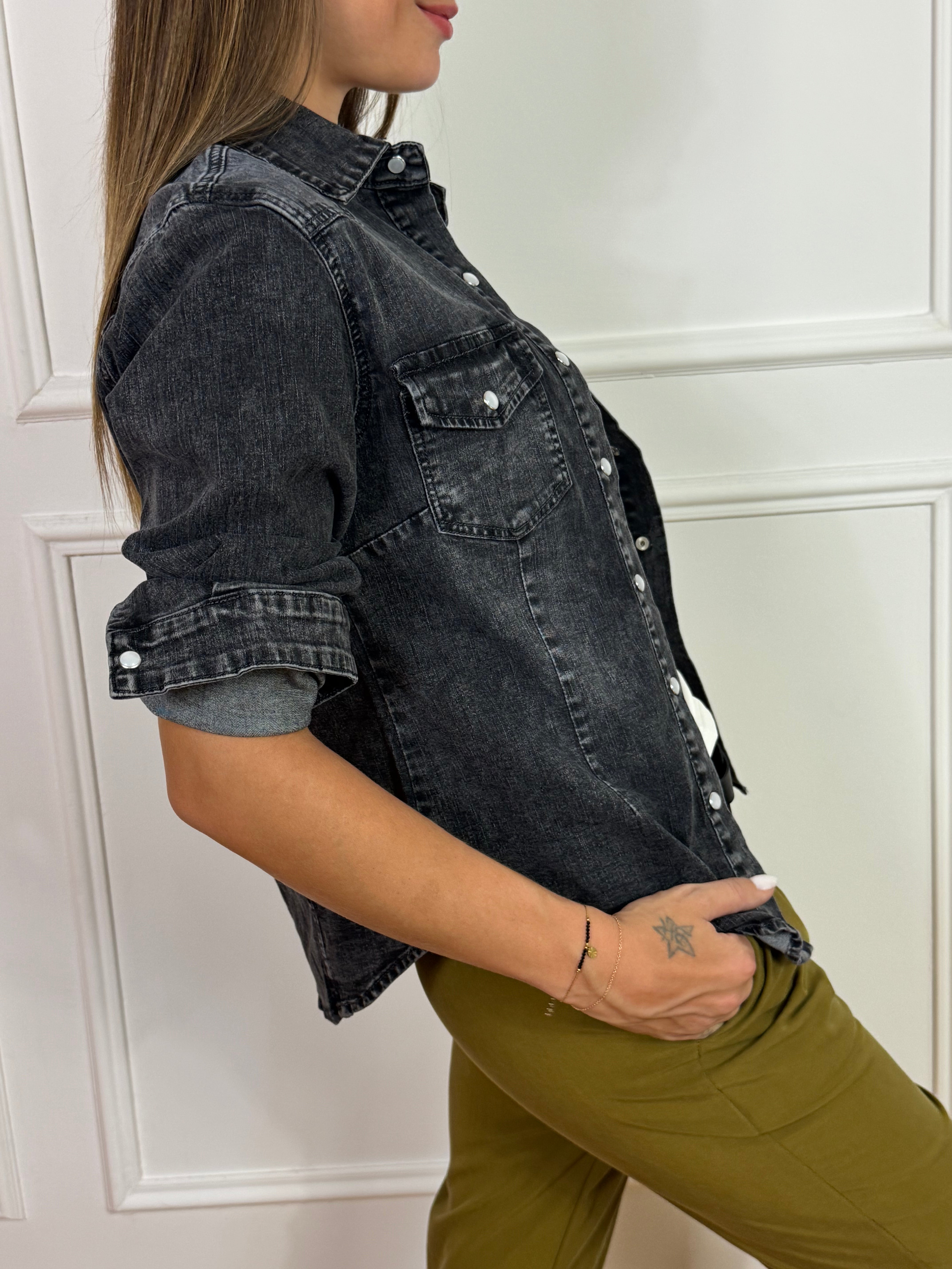 Camicia in jeans Susy Mix GRIGIO DELAVE'