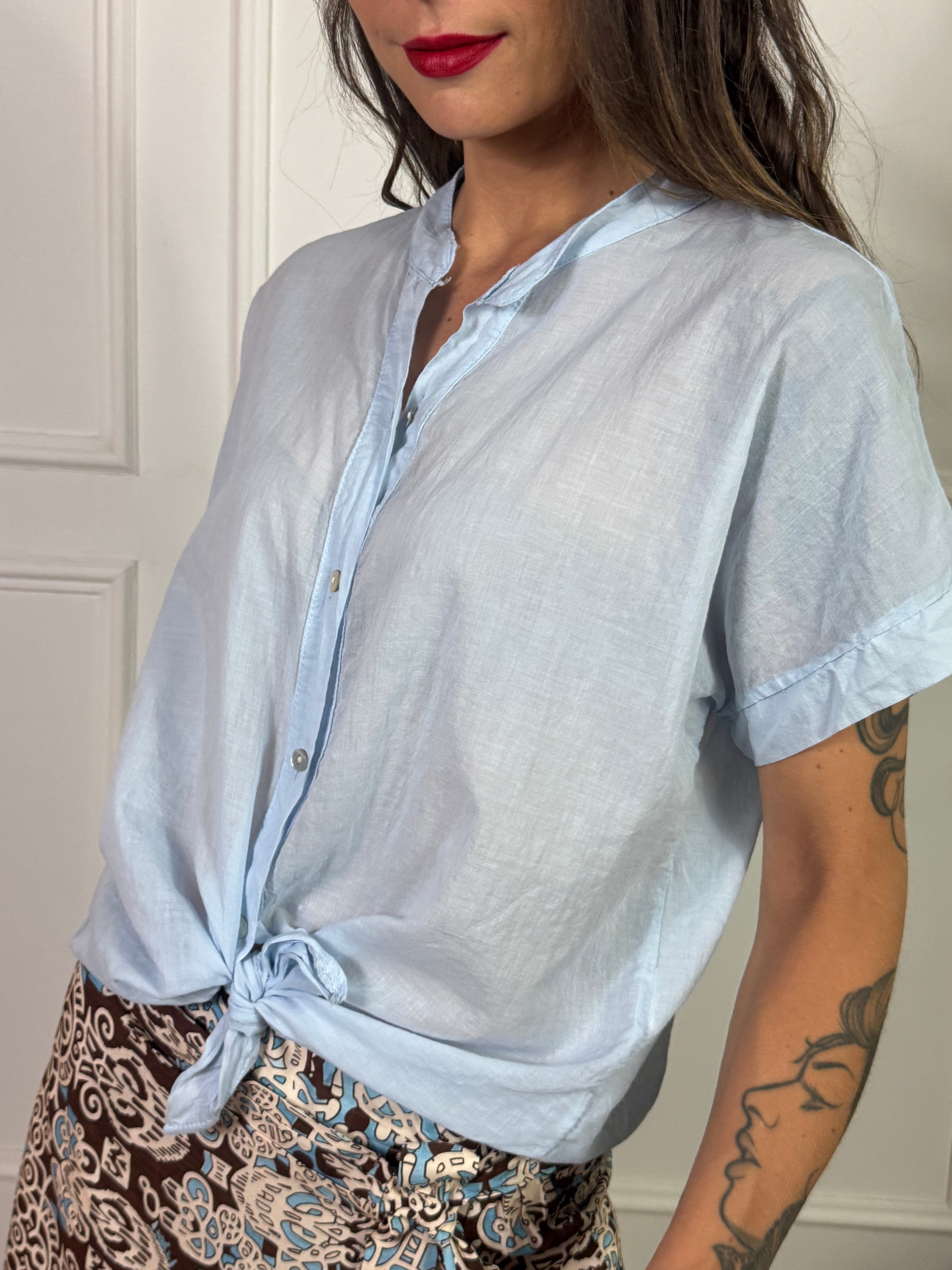 Camicia MANICA CORTA Kikisix in mussola di cotone