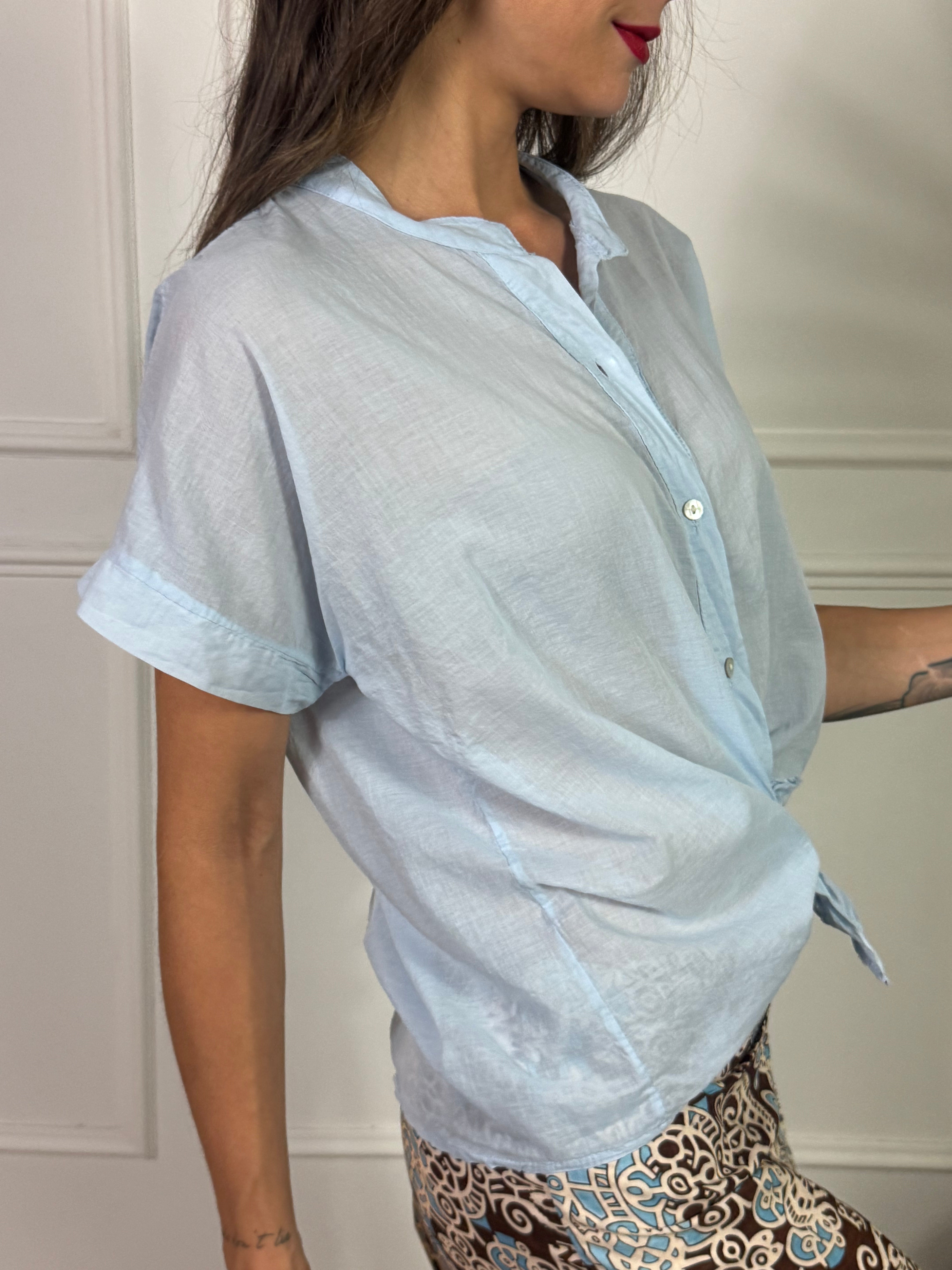 Camicia MANICA CORTA Kikisix in mussola di cotone