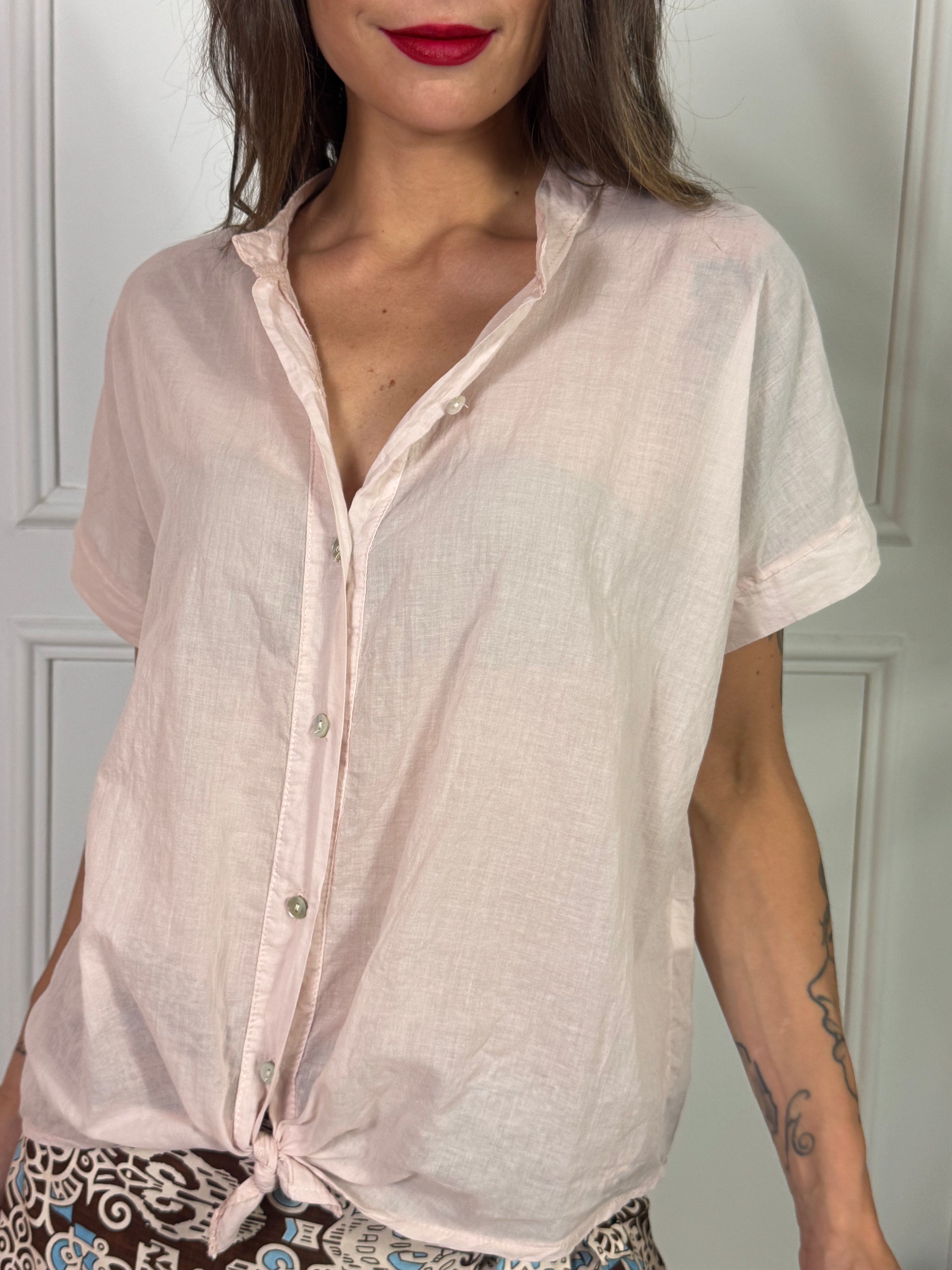 Camicia MANICA CORTA Kikisix in mussola di cotone