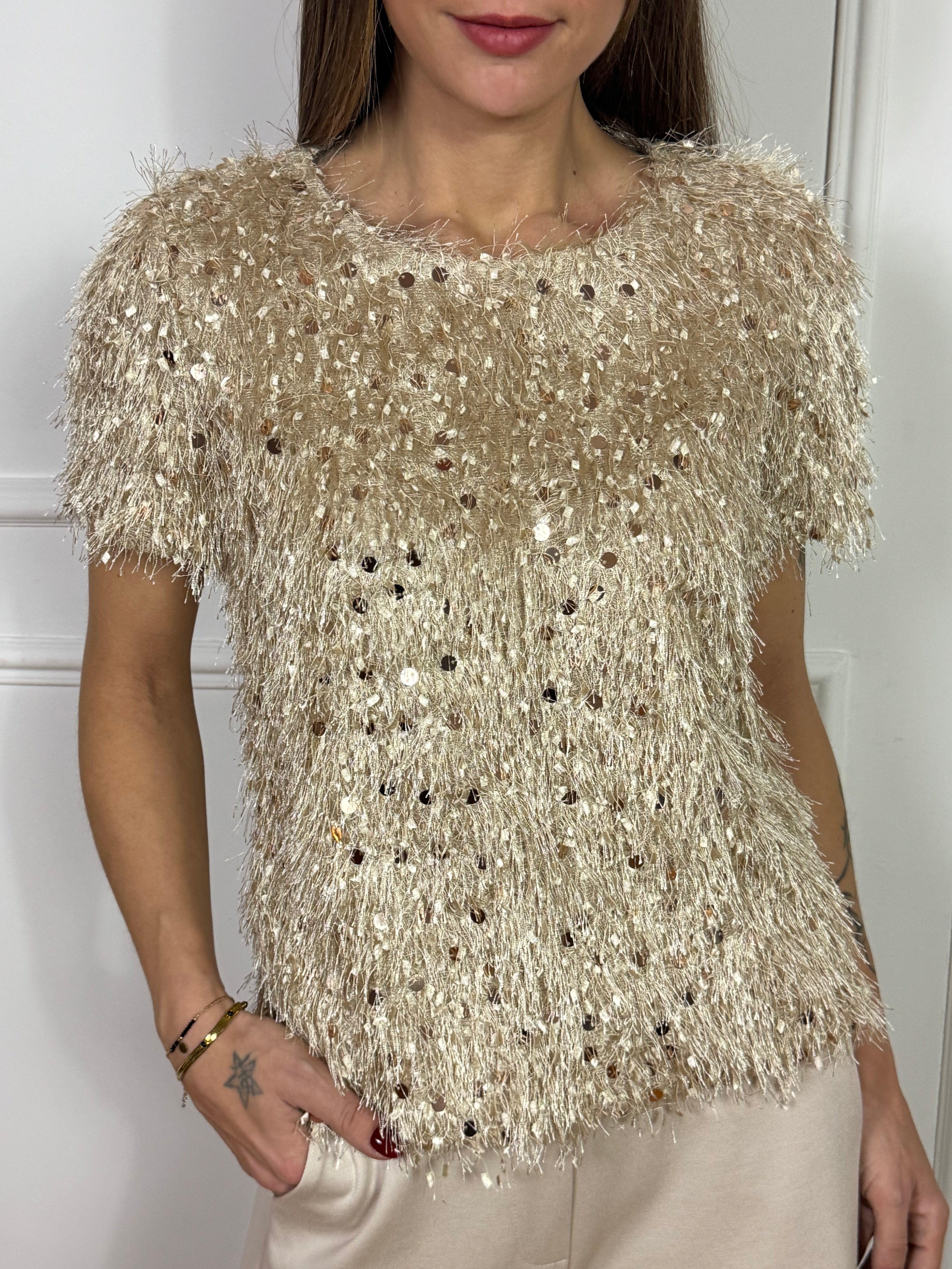 Maglia Susy Mix manica corta charleston