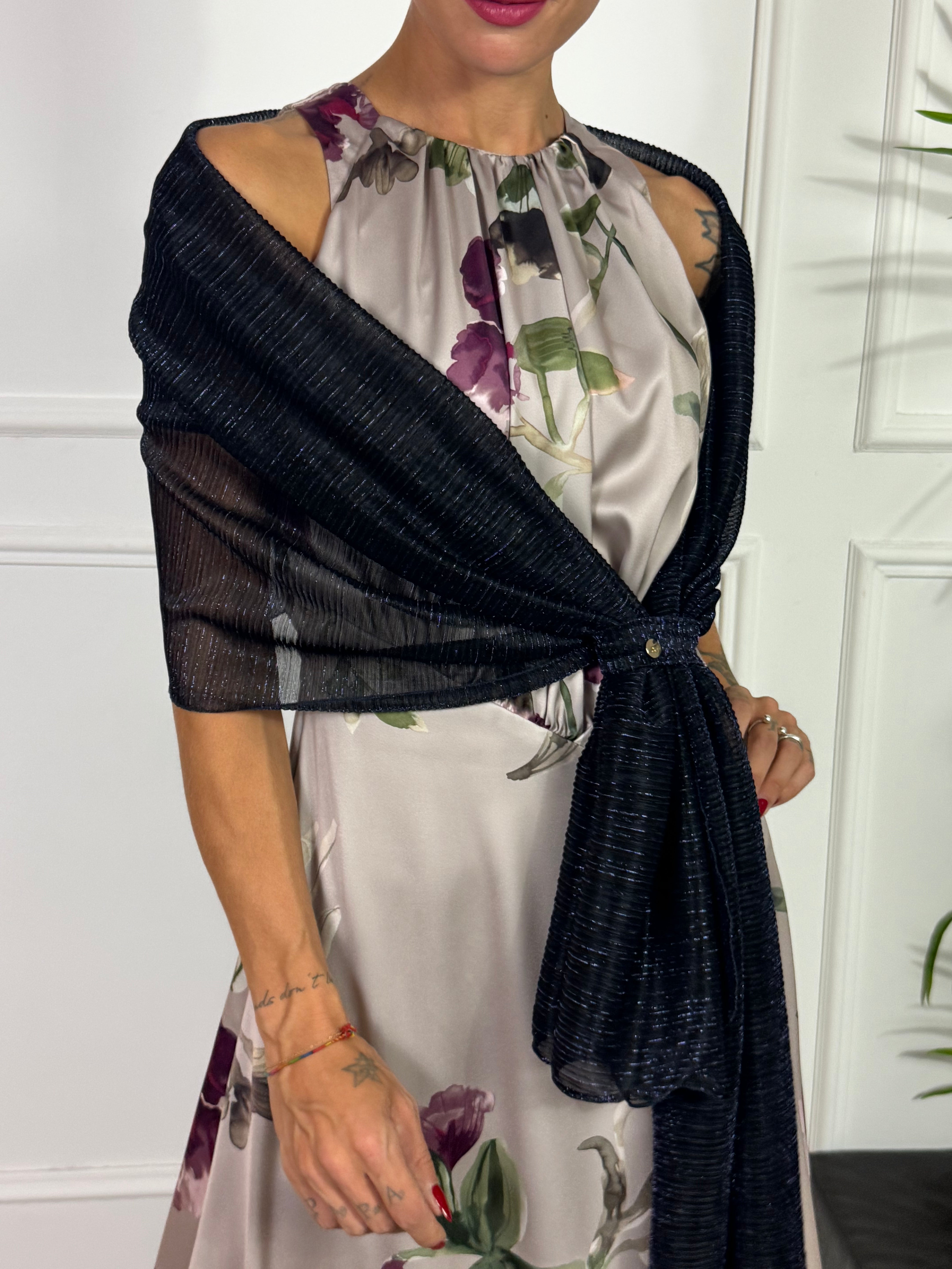 Sciarpa stola coprispalle Rinascimento LUREX