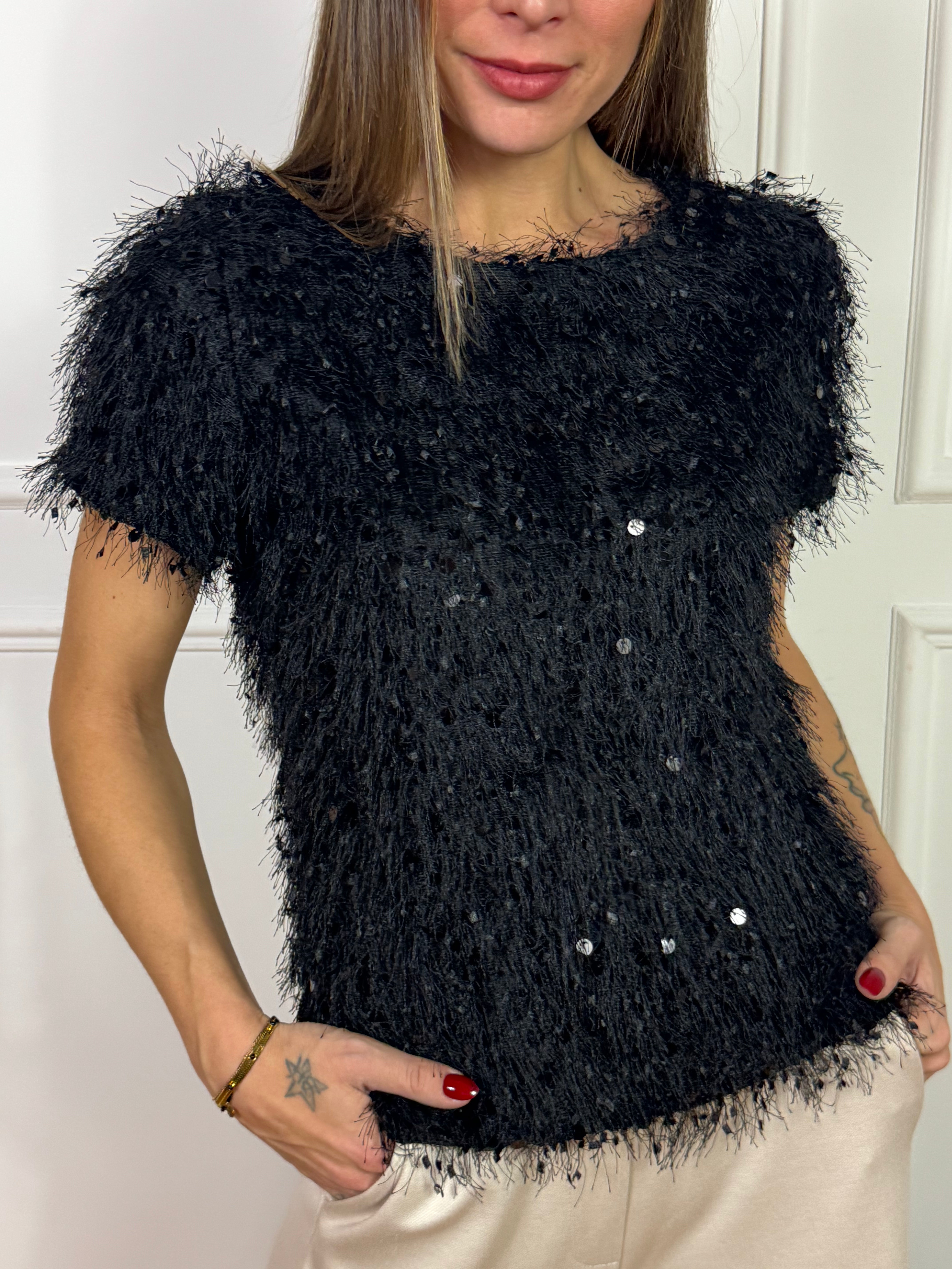 Maglia Susy Mix manica corta charleston