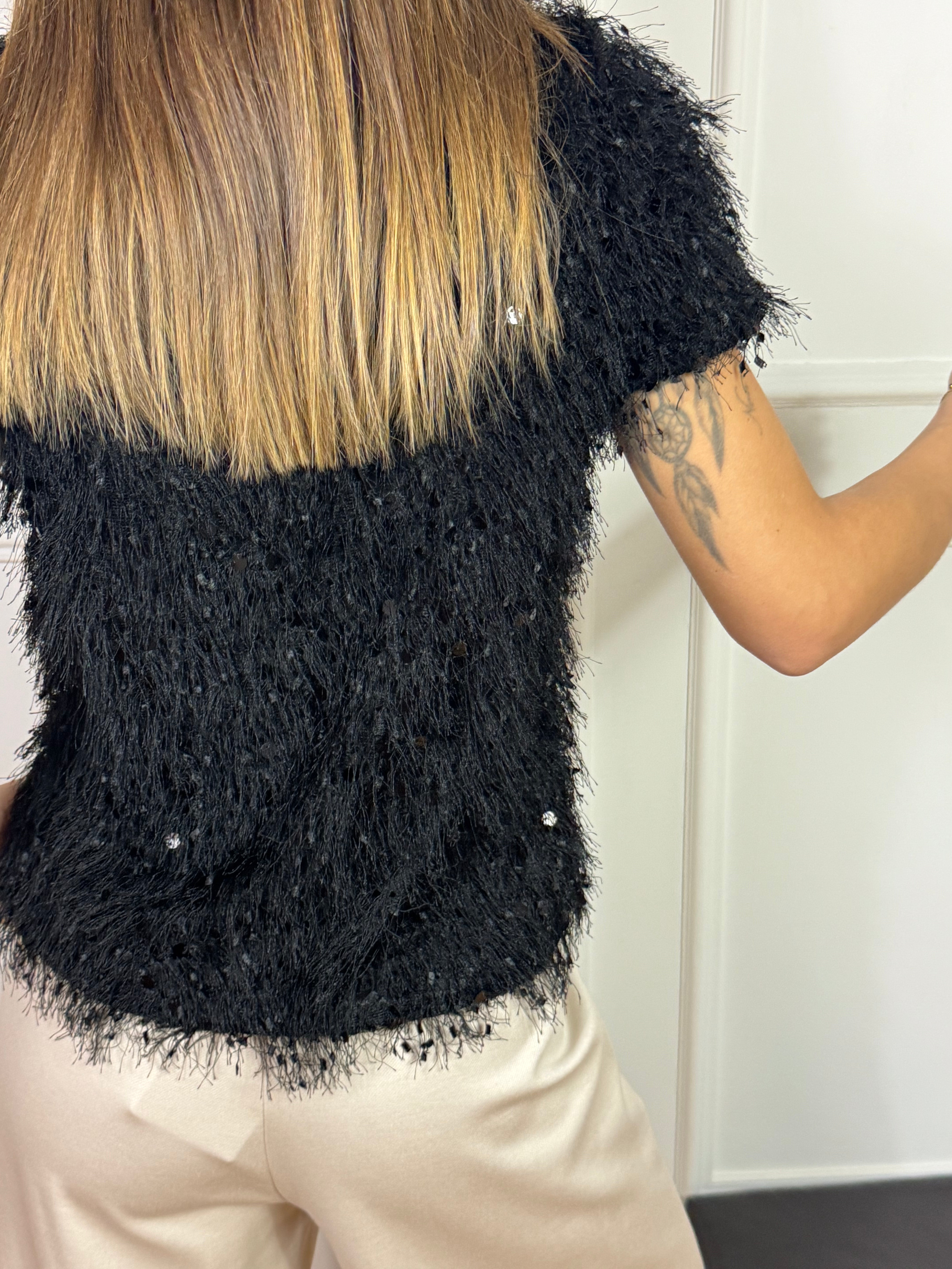 Maglia Susy Mix manica corta charleston