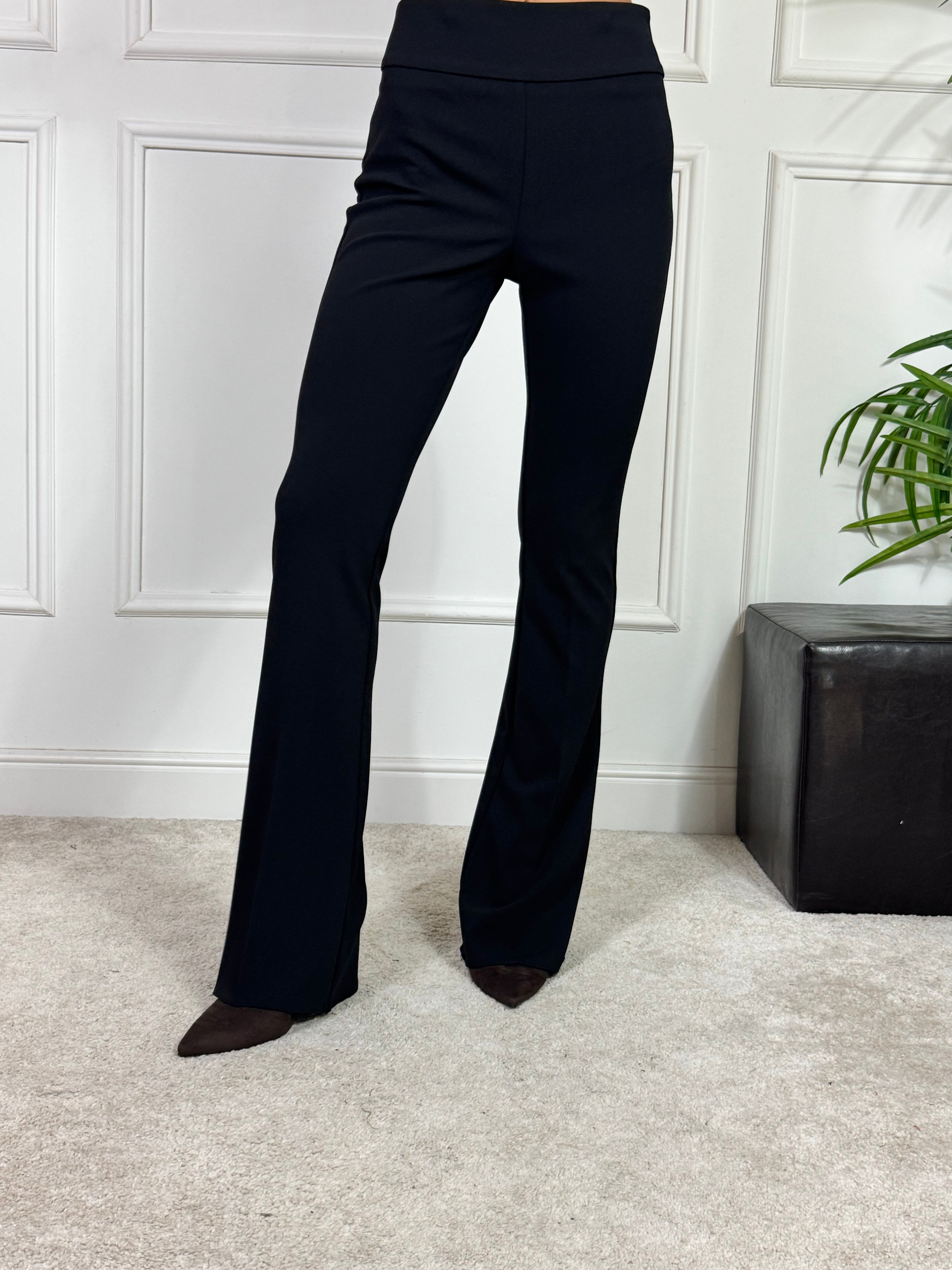 Pantalone in tessuto elasticizzato Rinascimento FLARED