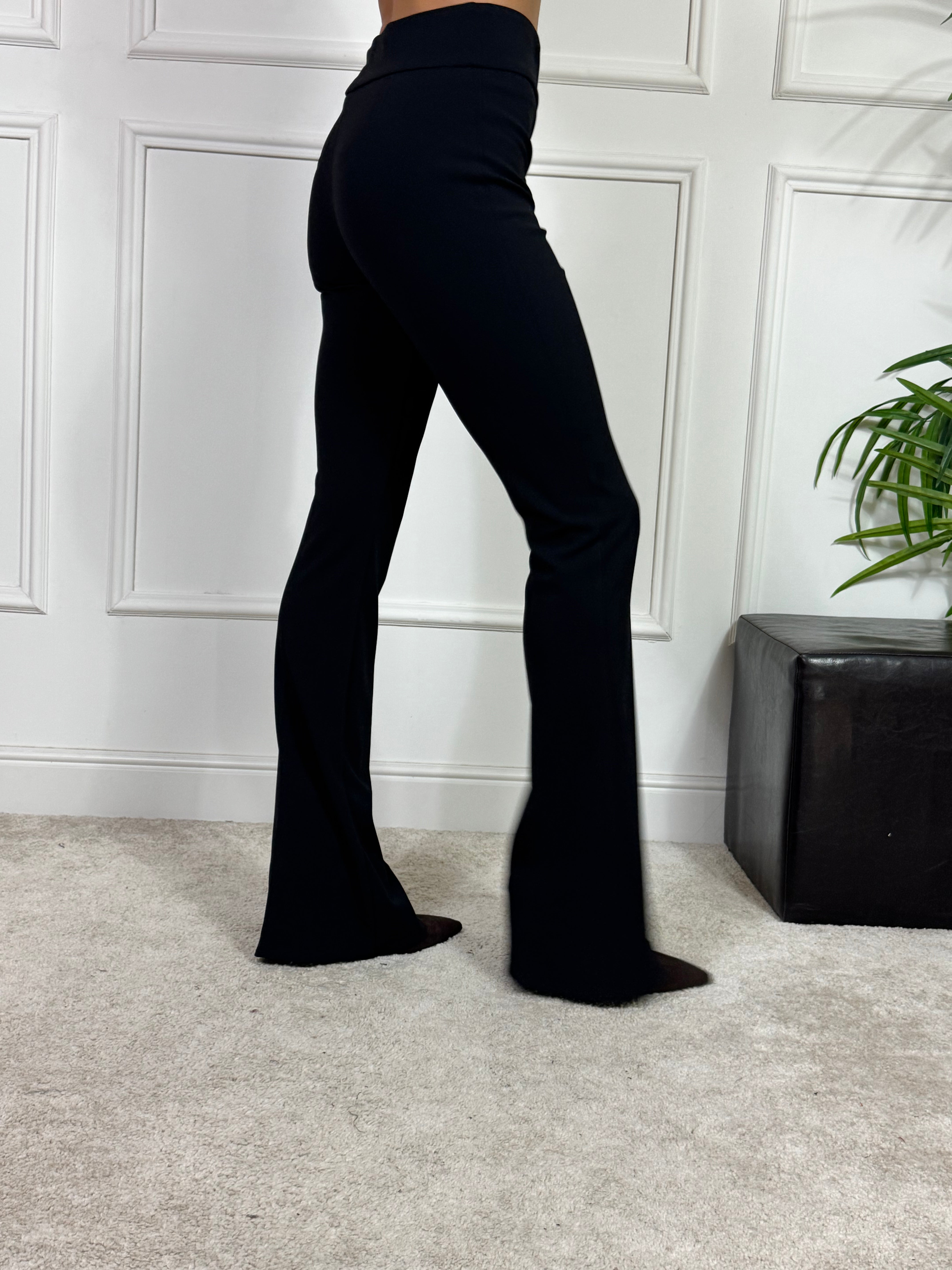 Pantalone in tessuto elasticizzato Rinascimento FLARED