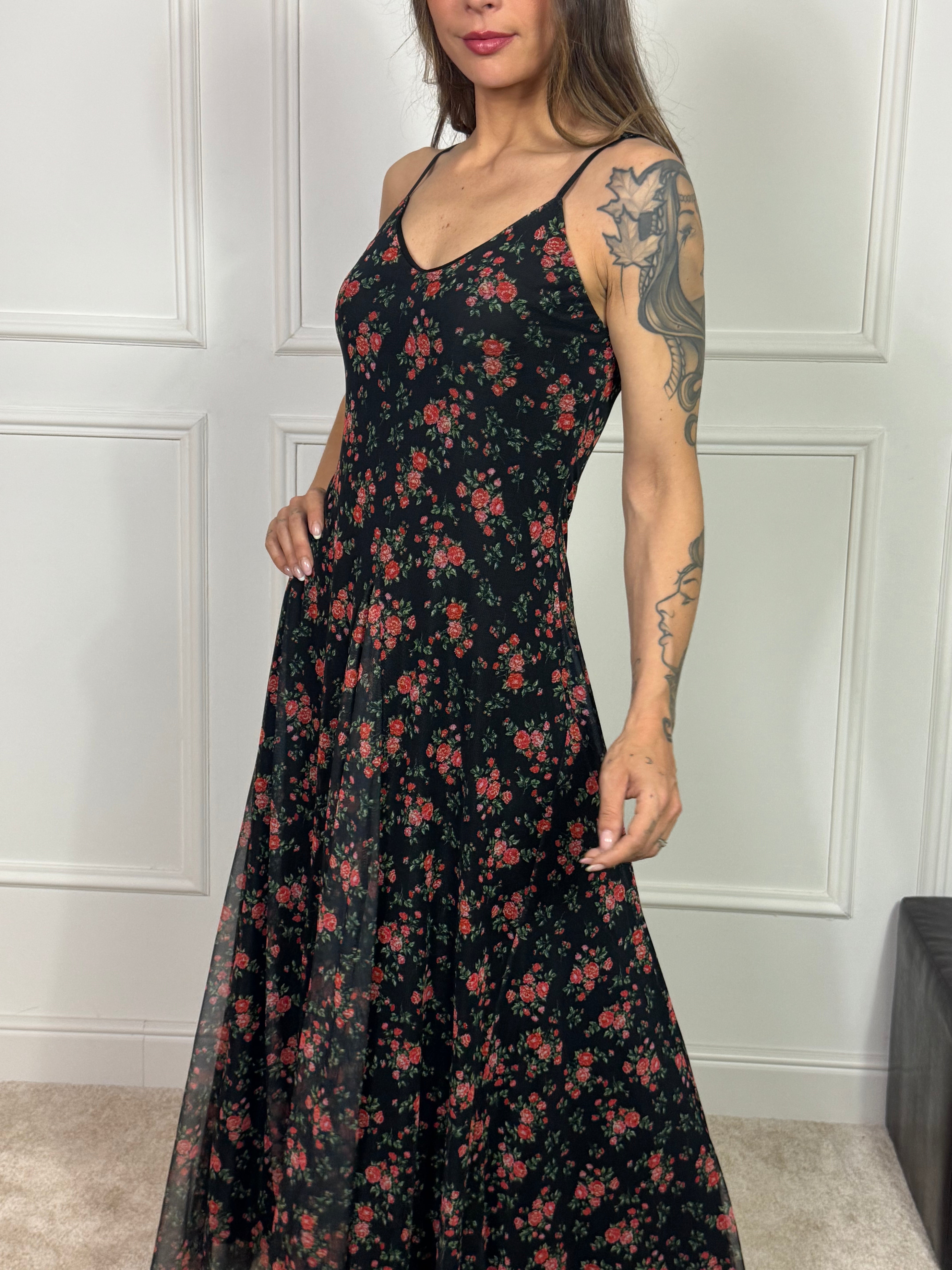 Abito  lungo fiori Susy Mix