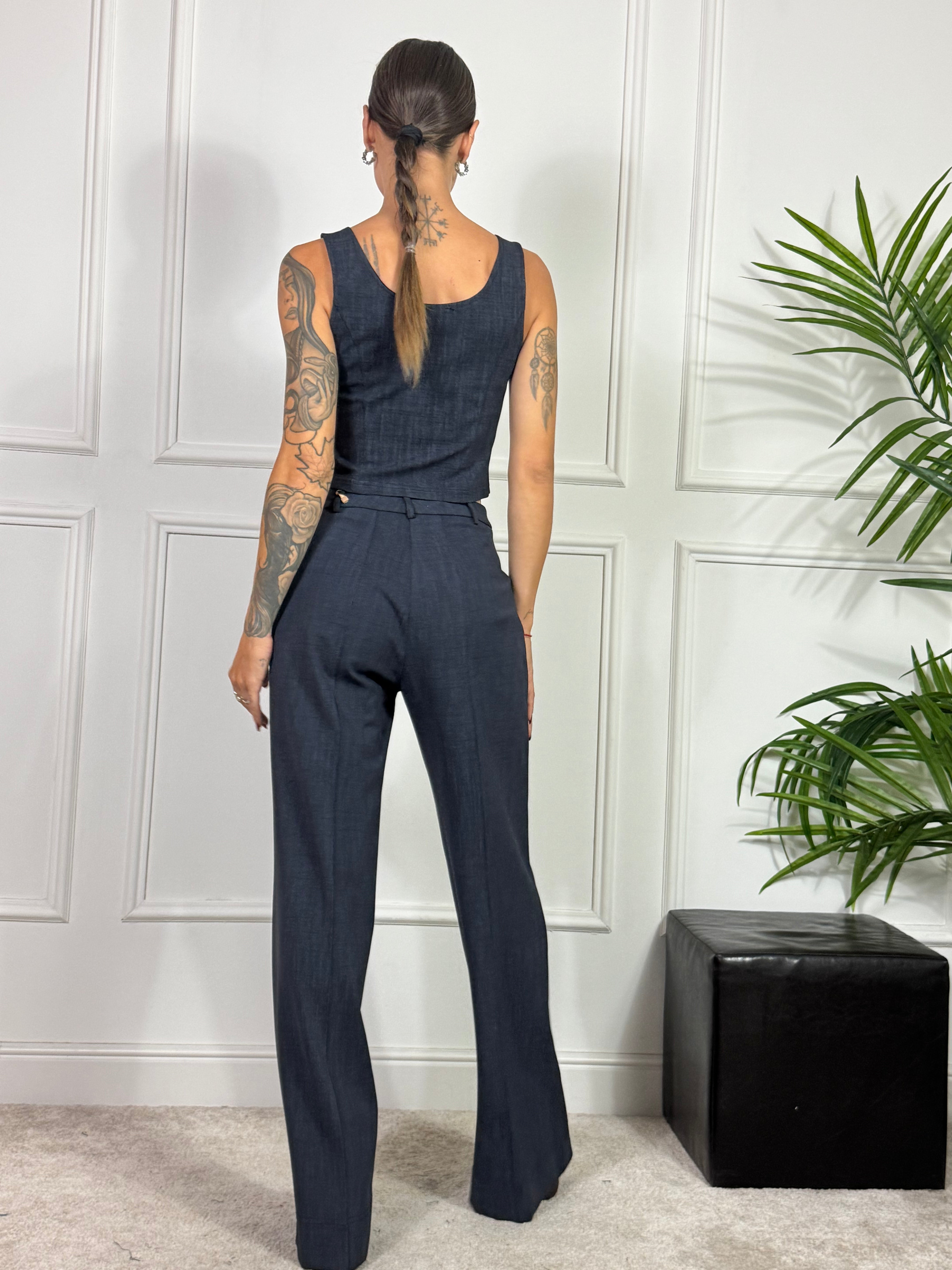 PANTALONE FLARED Rinascimento PUNTO MILANO