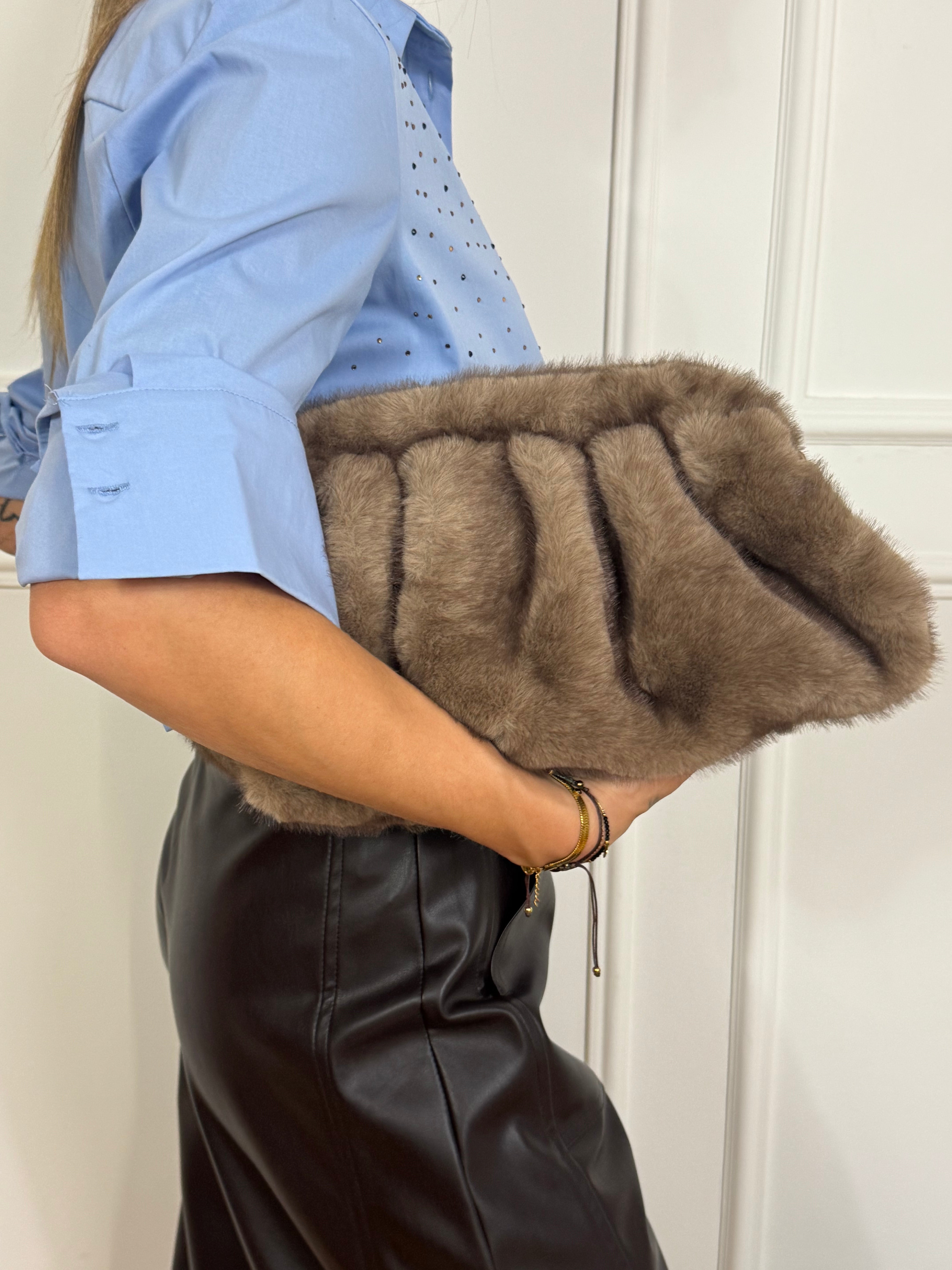 Borsa clutch Susy Mix peluche