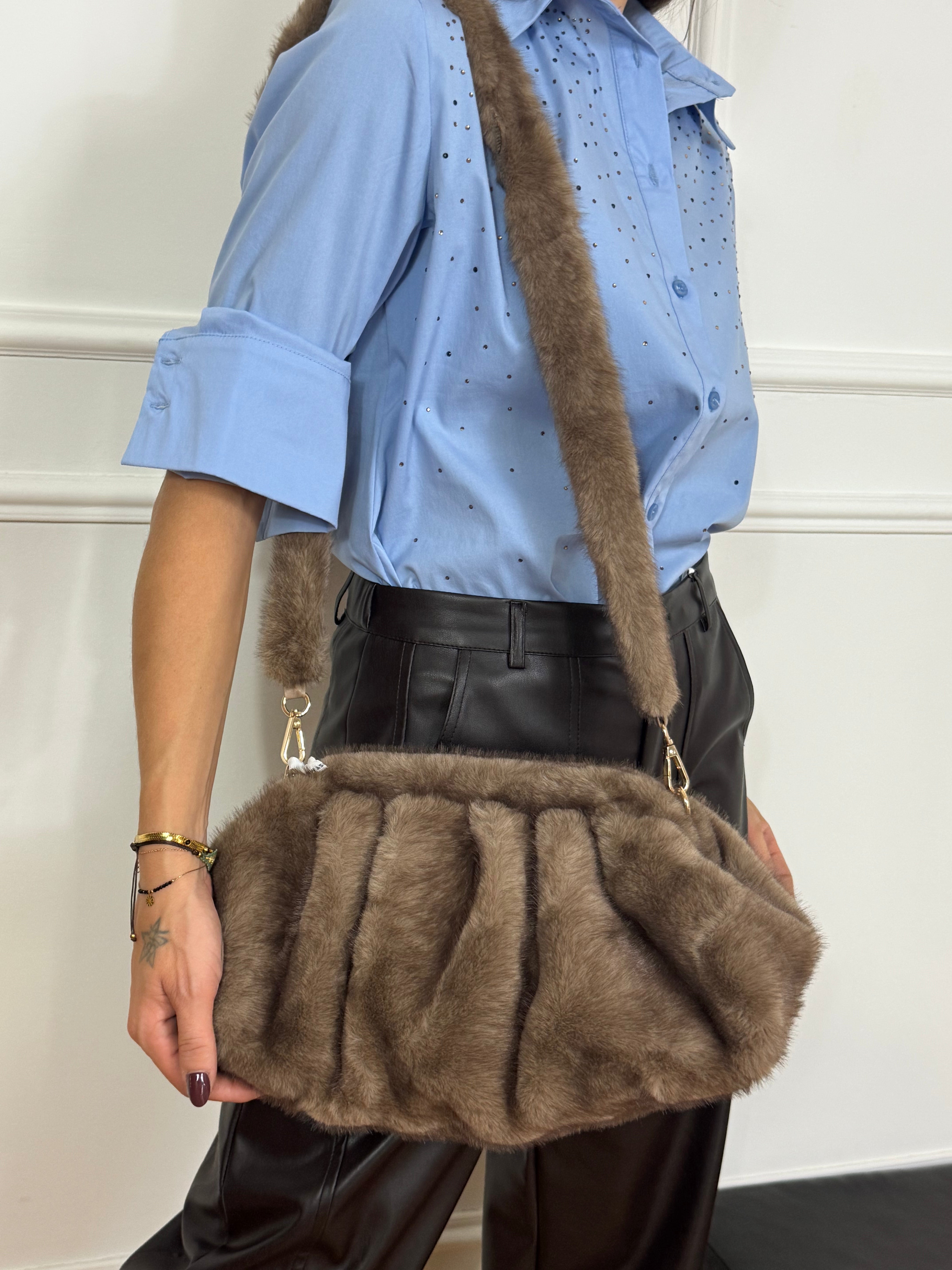 Borsa clutch Susy Mix peluche