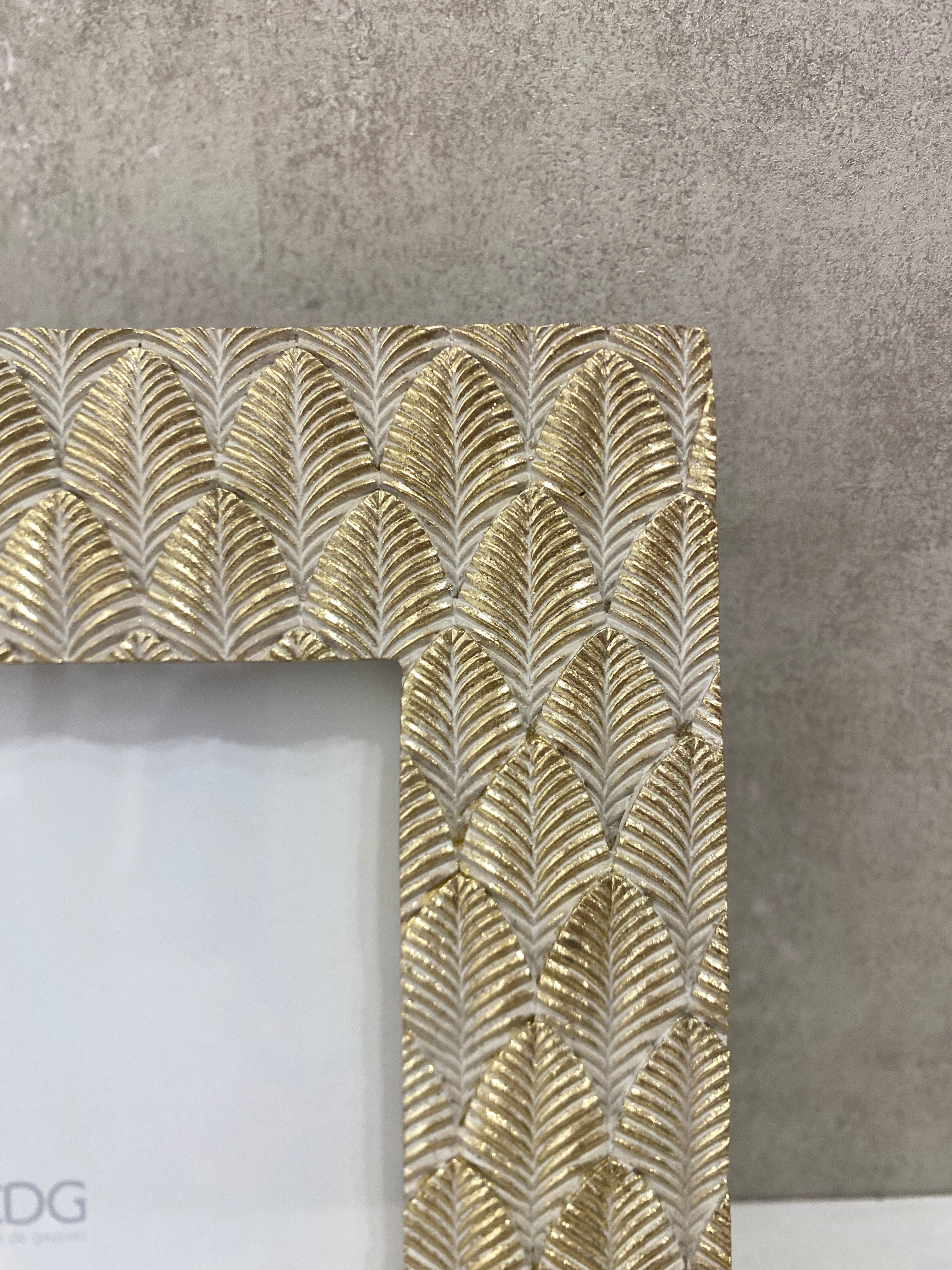 Cornice 13x18 foglie gold