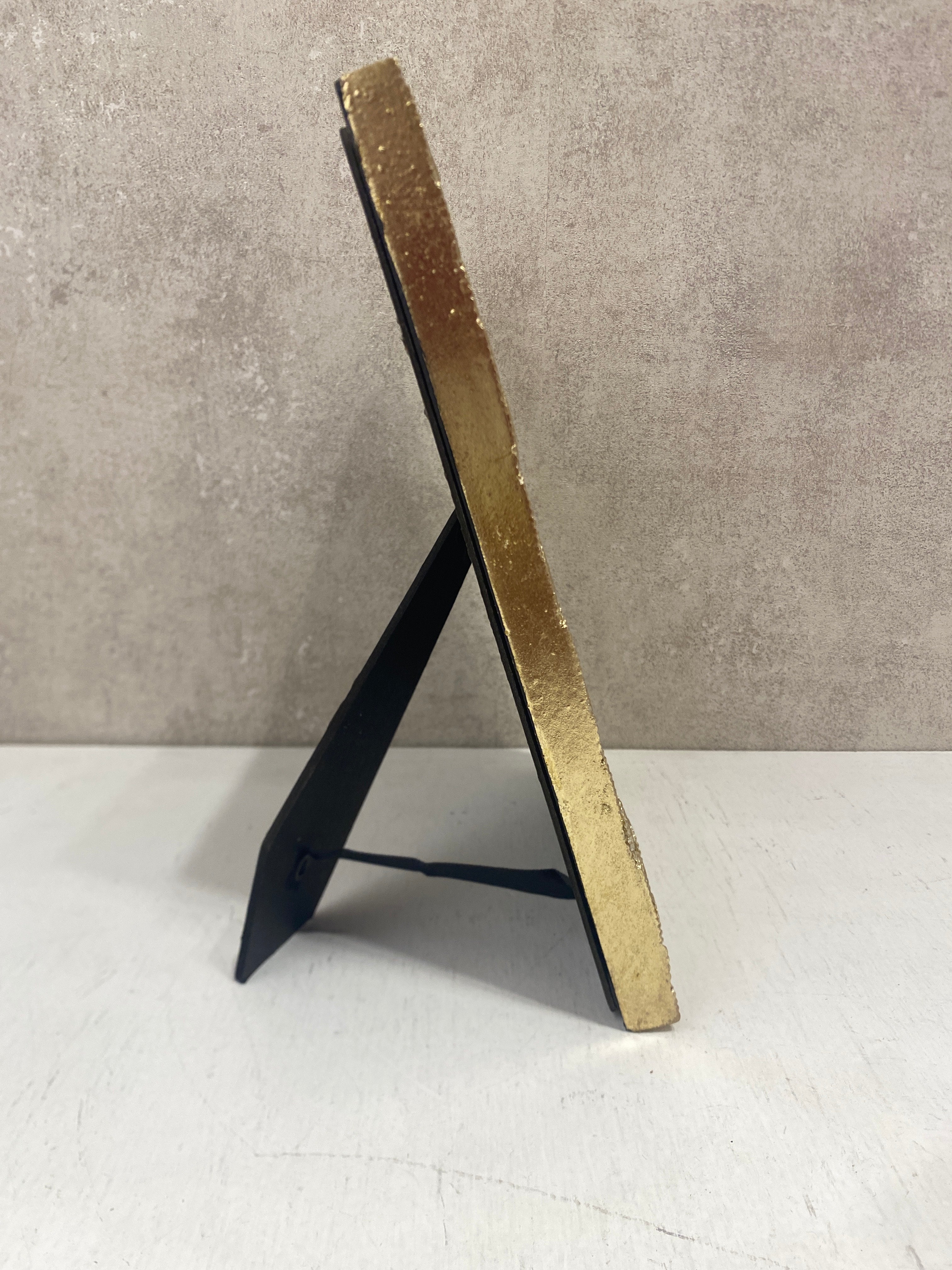 Cornice 10x15 foglie gold