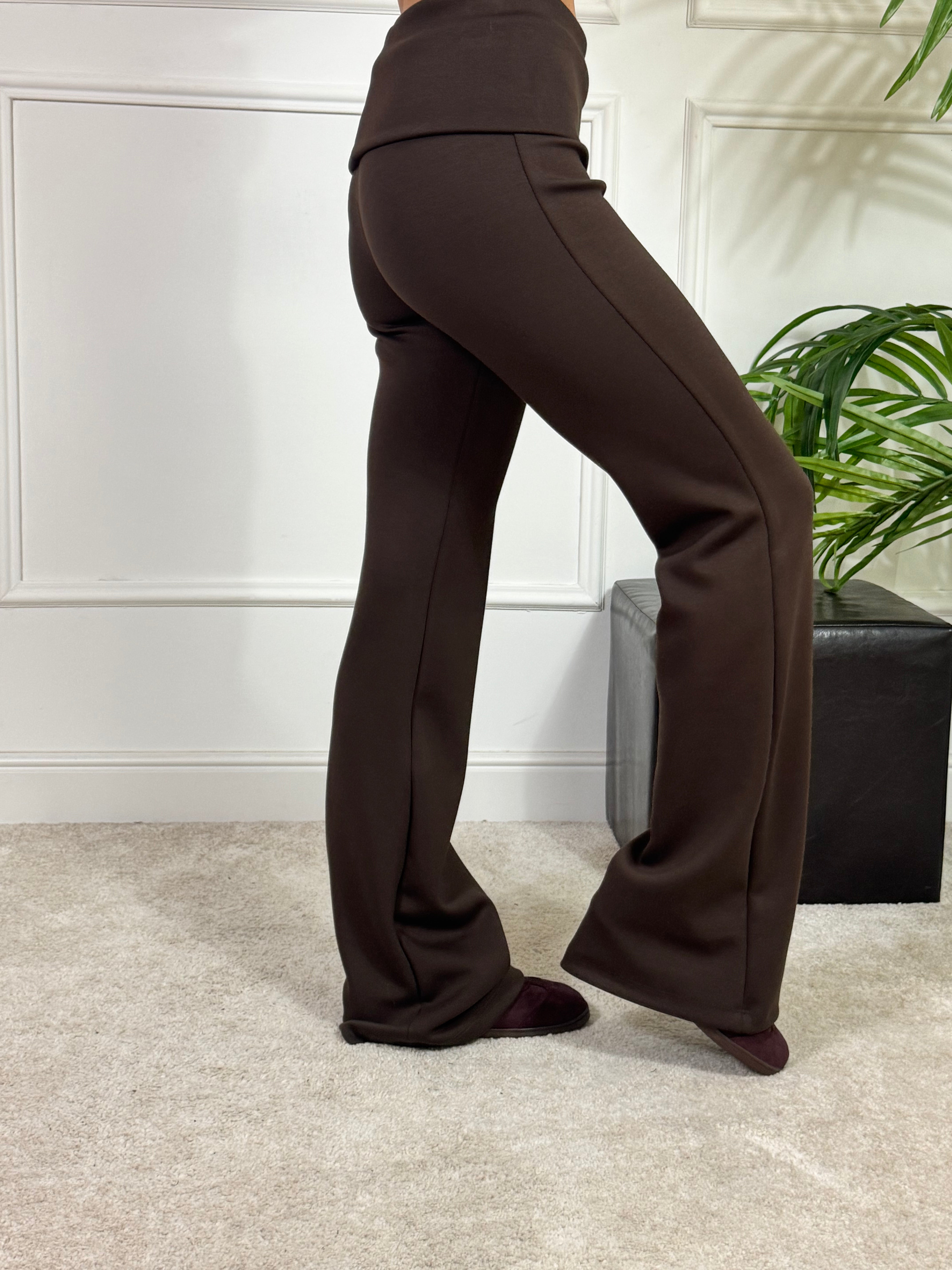 PANTALONE TUTA FLARED tessuto tecnico Susy Mix
