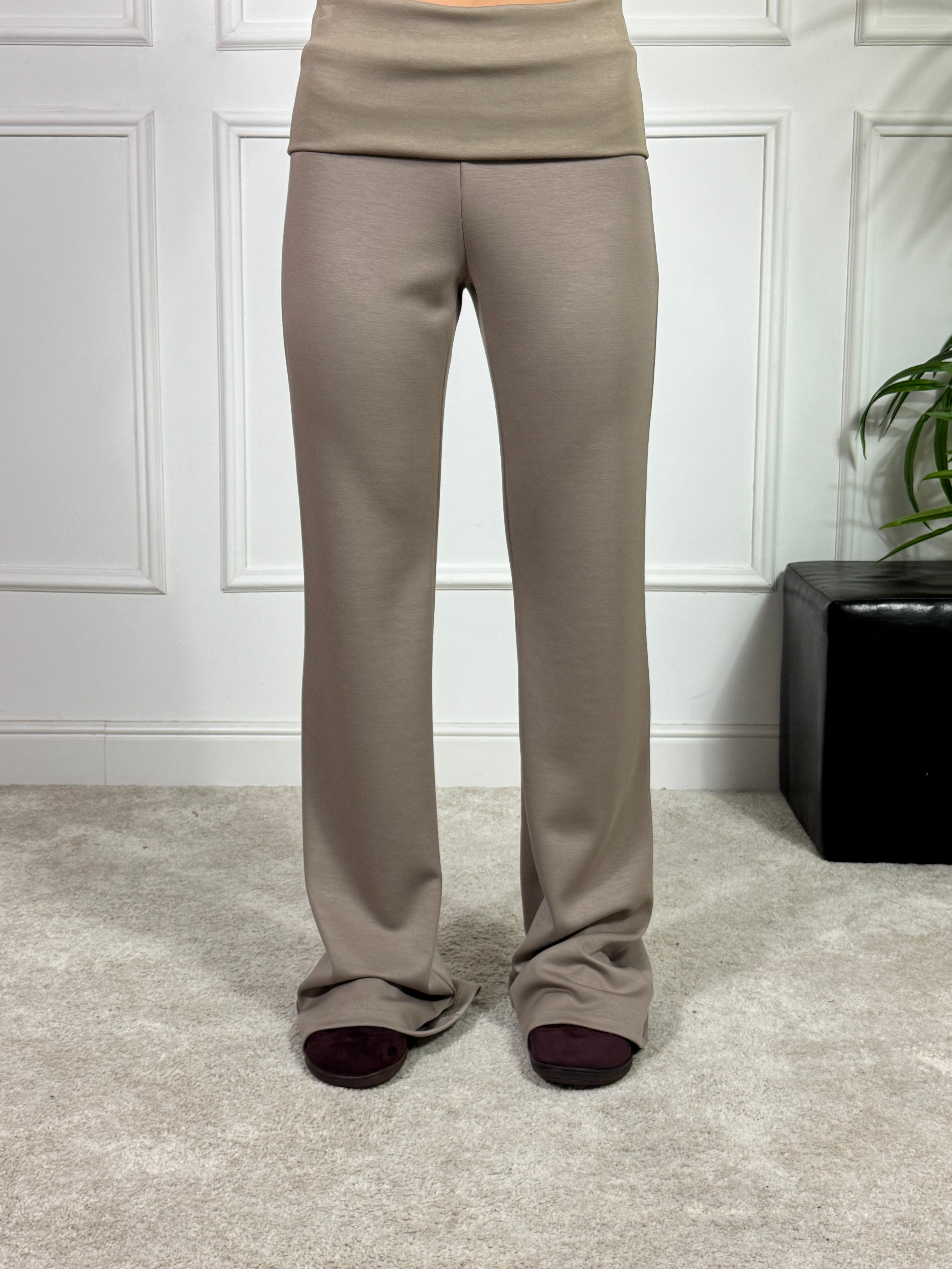PANTALONE TUTA FLARED tessuto tecnico Susy Mix