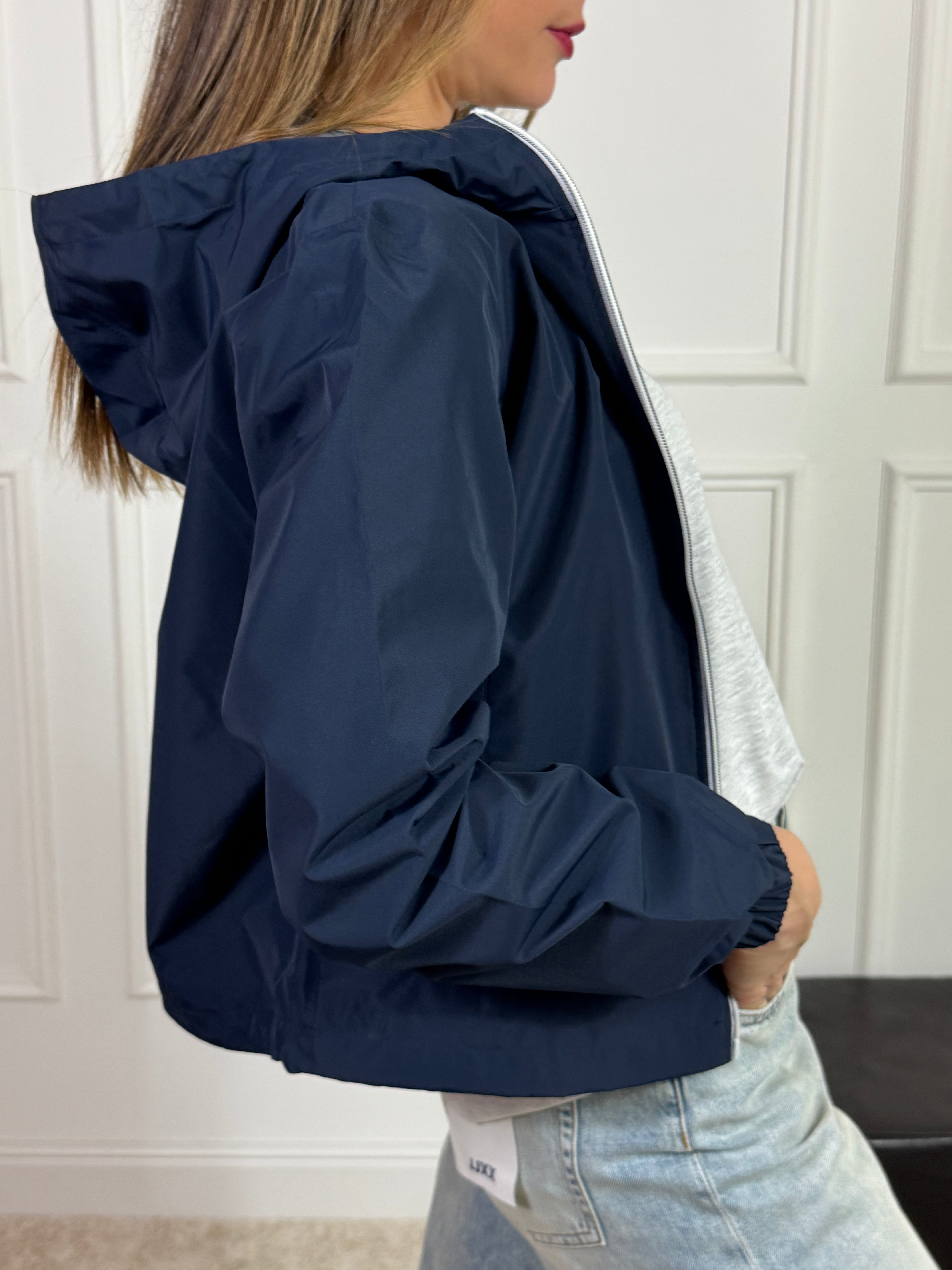 Giacca con cappuccio JJXX modello JADE LIGHT impermeabile