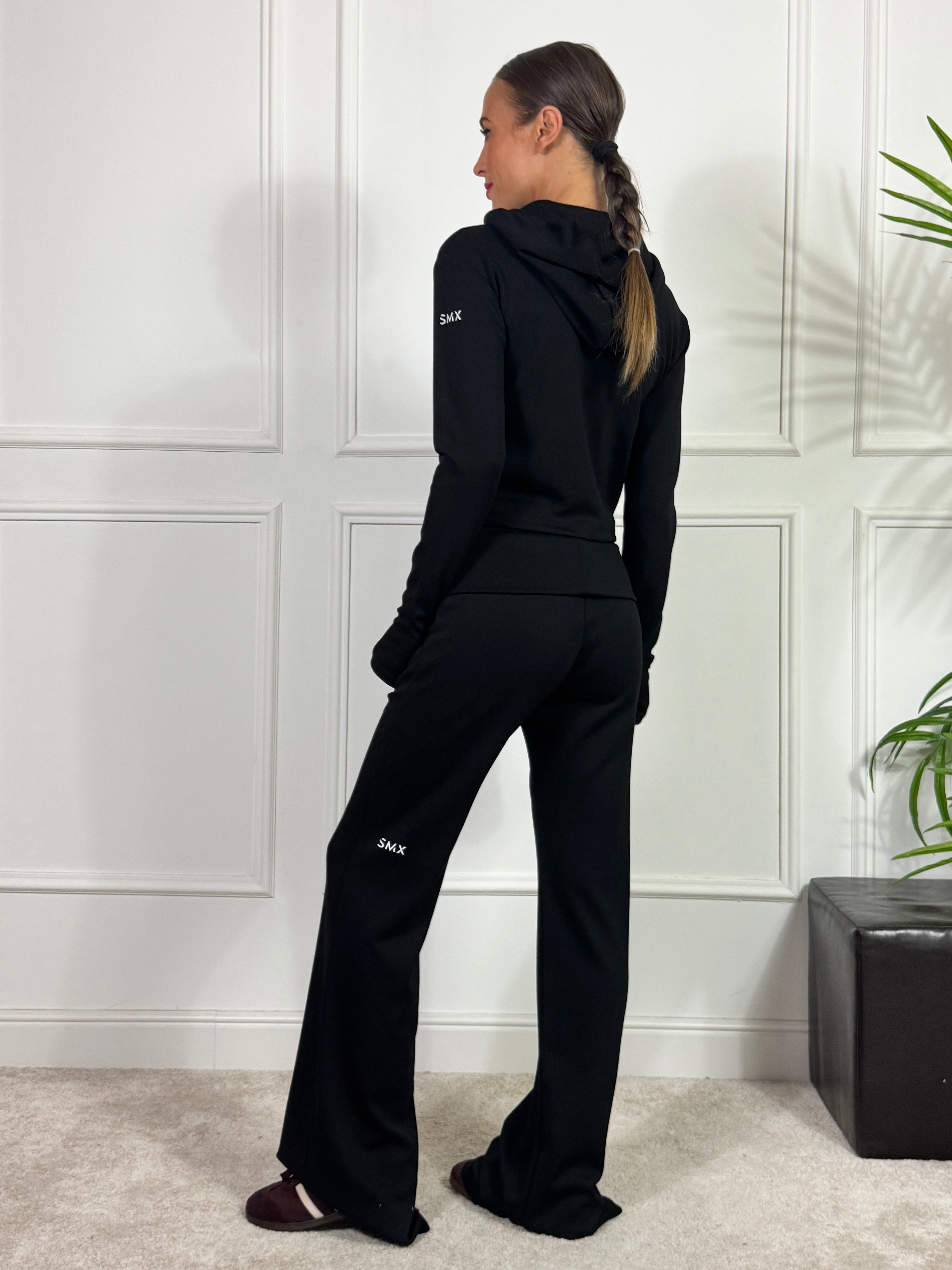 PANTALONE TUTA FLARED tessuto tecnico Susy Mix