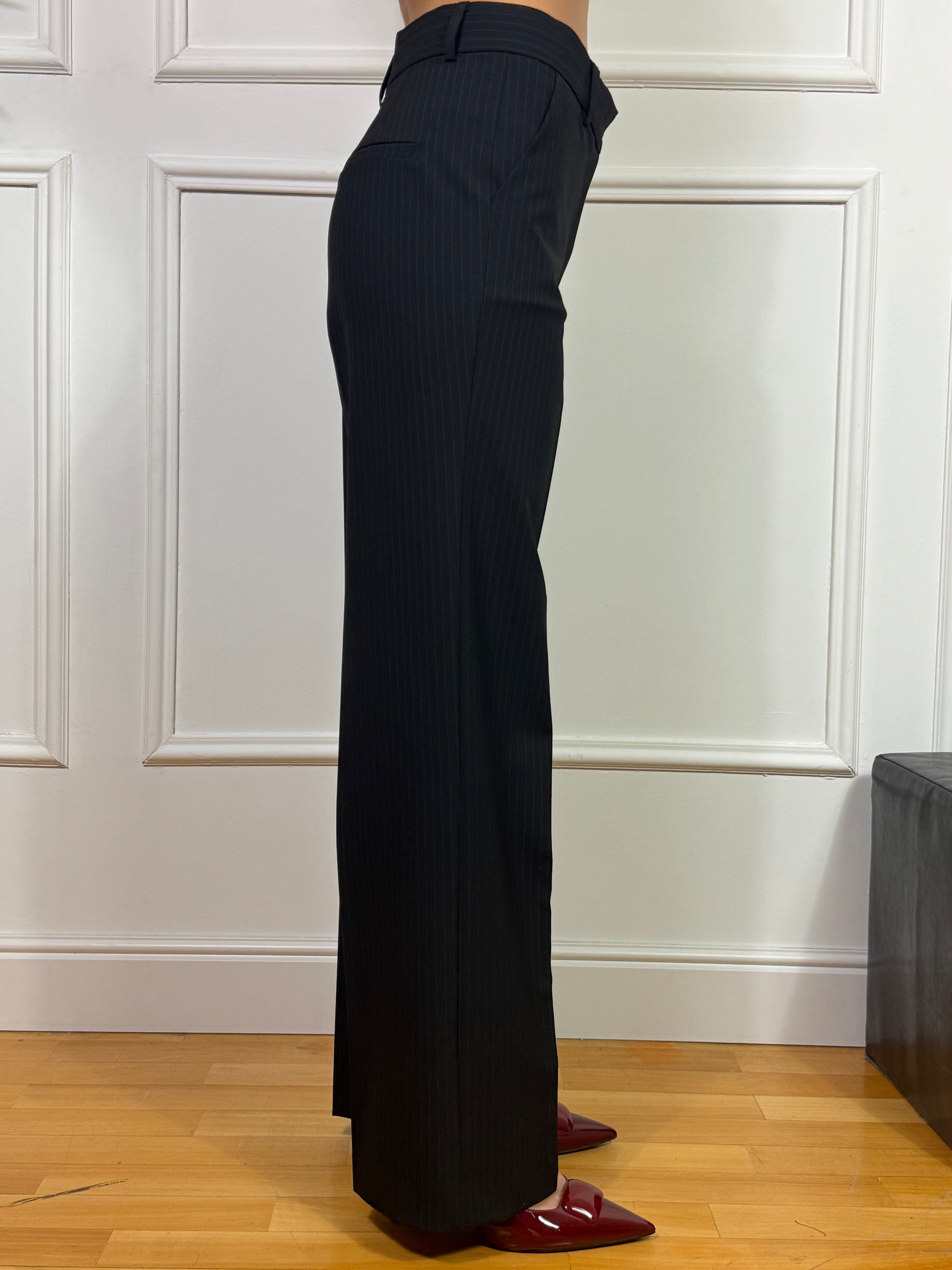 Pantalone palazzo You Decide gessato