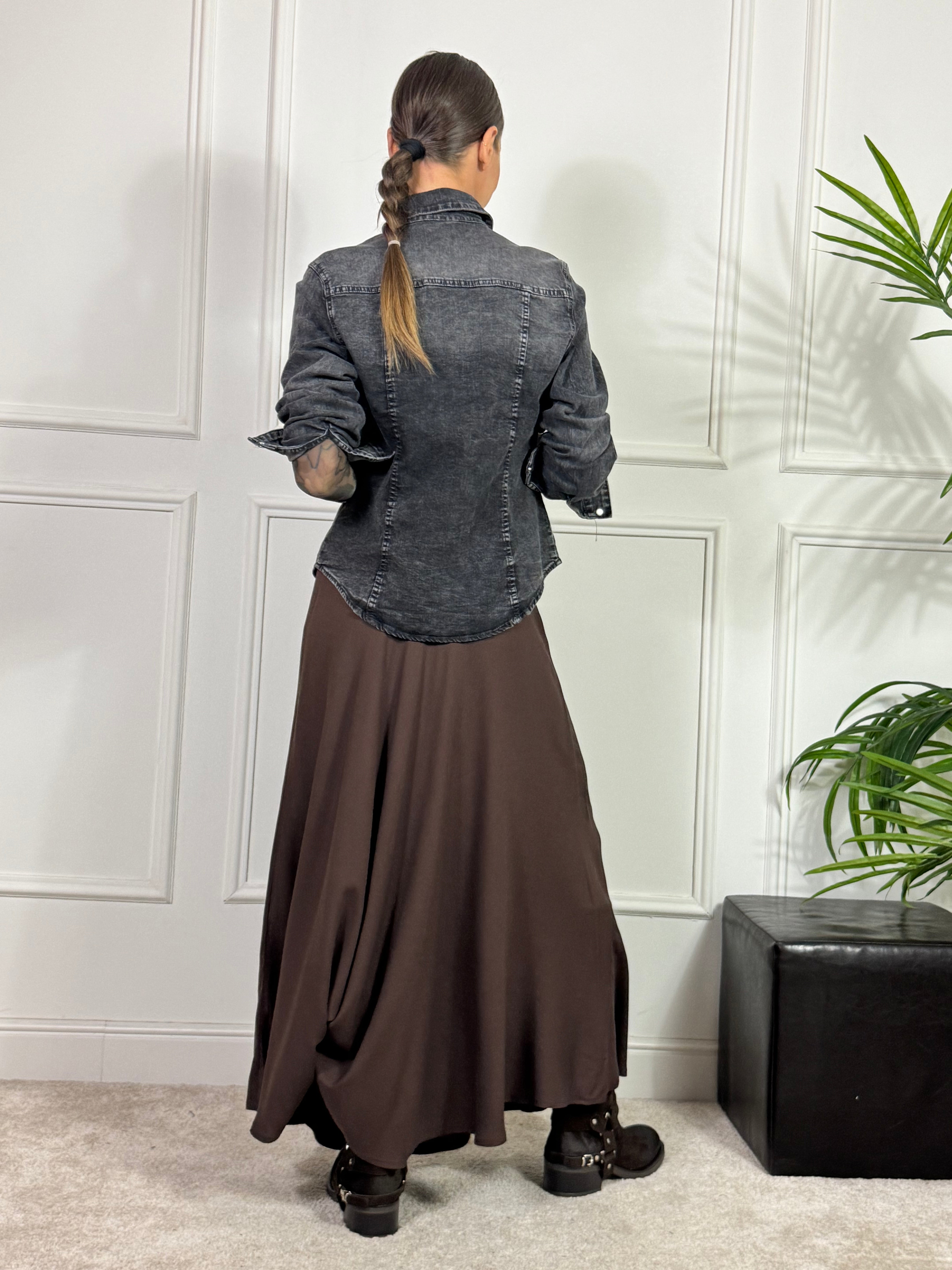 Camicia in jeans Susy Mix NERO DELAVE'