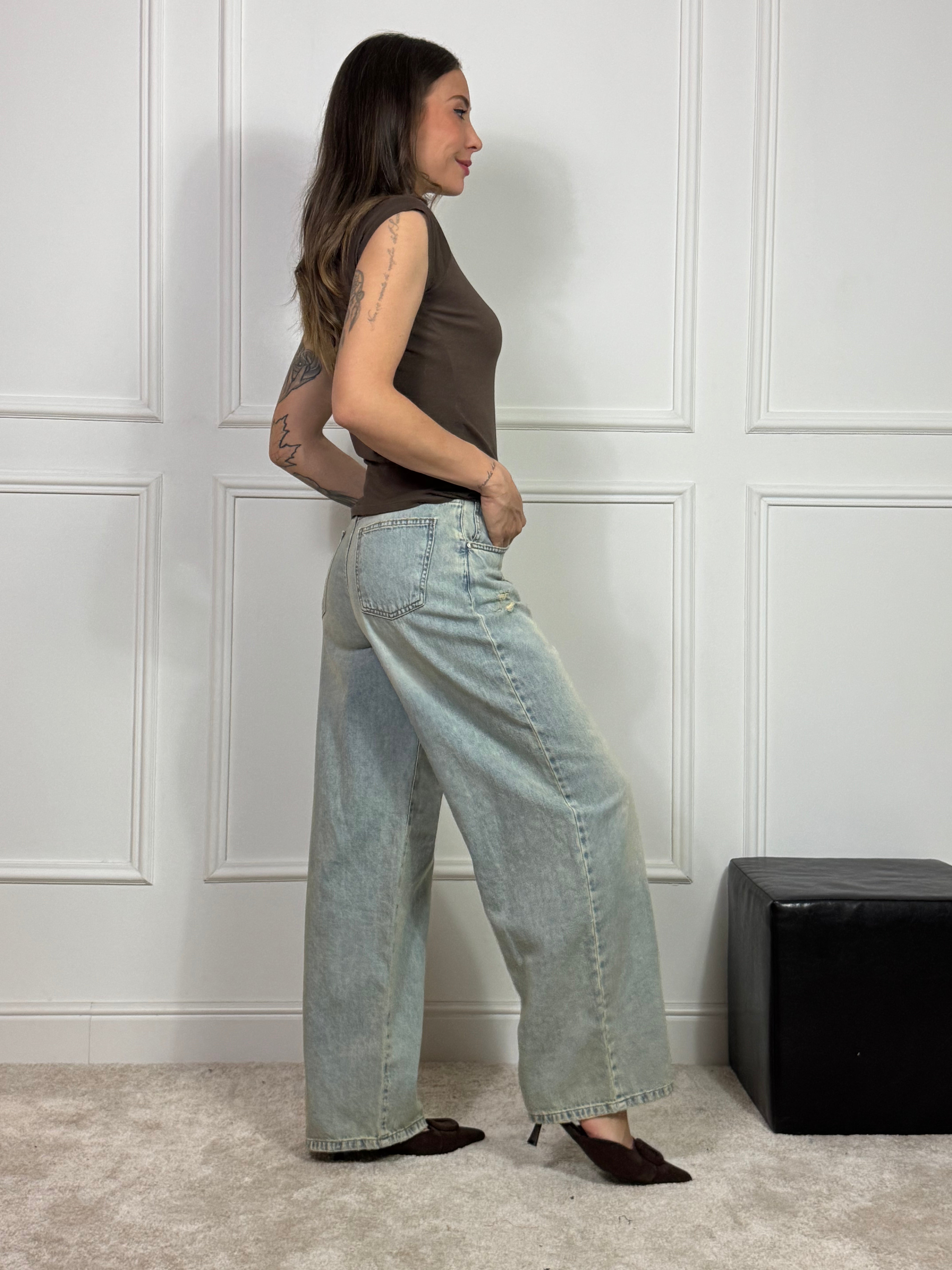Jeans Susy Mix rotture - lavaggio chiaro
