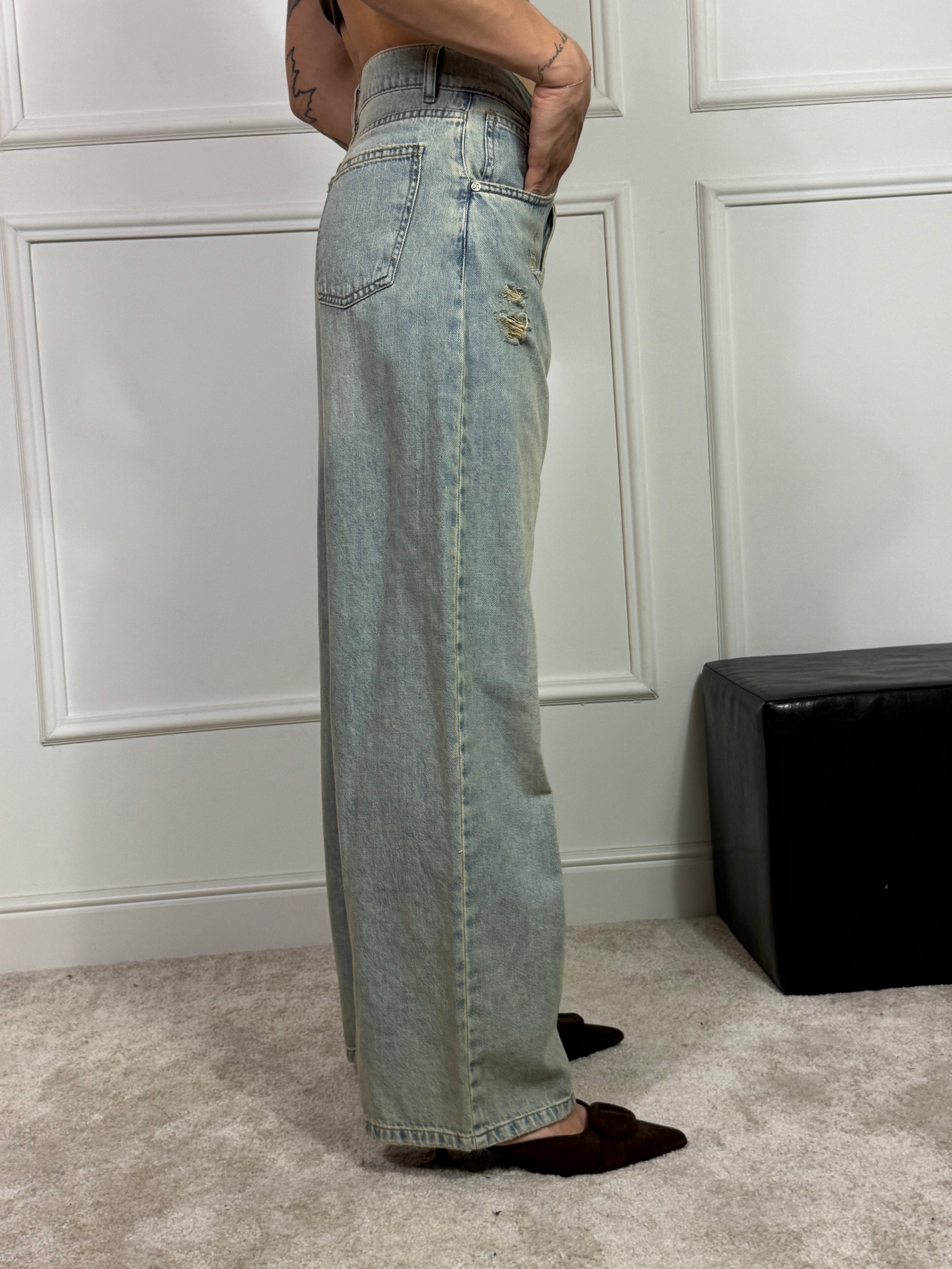 Jeans Susy Mix rotture - lavaggio chiaro