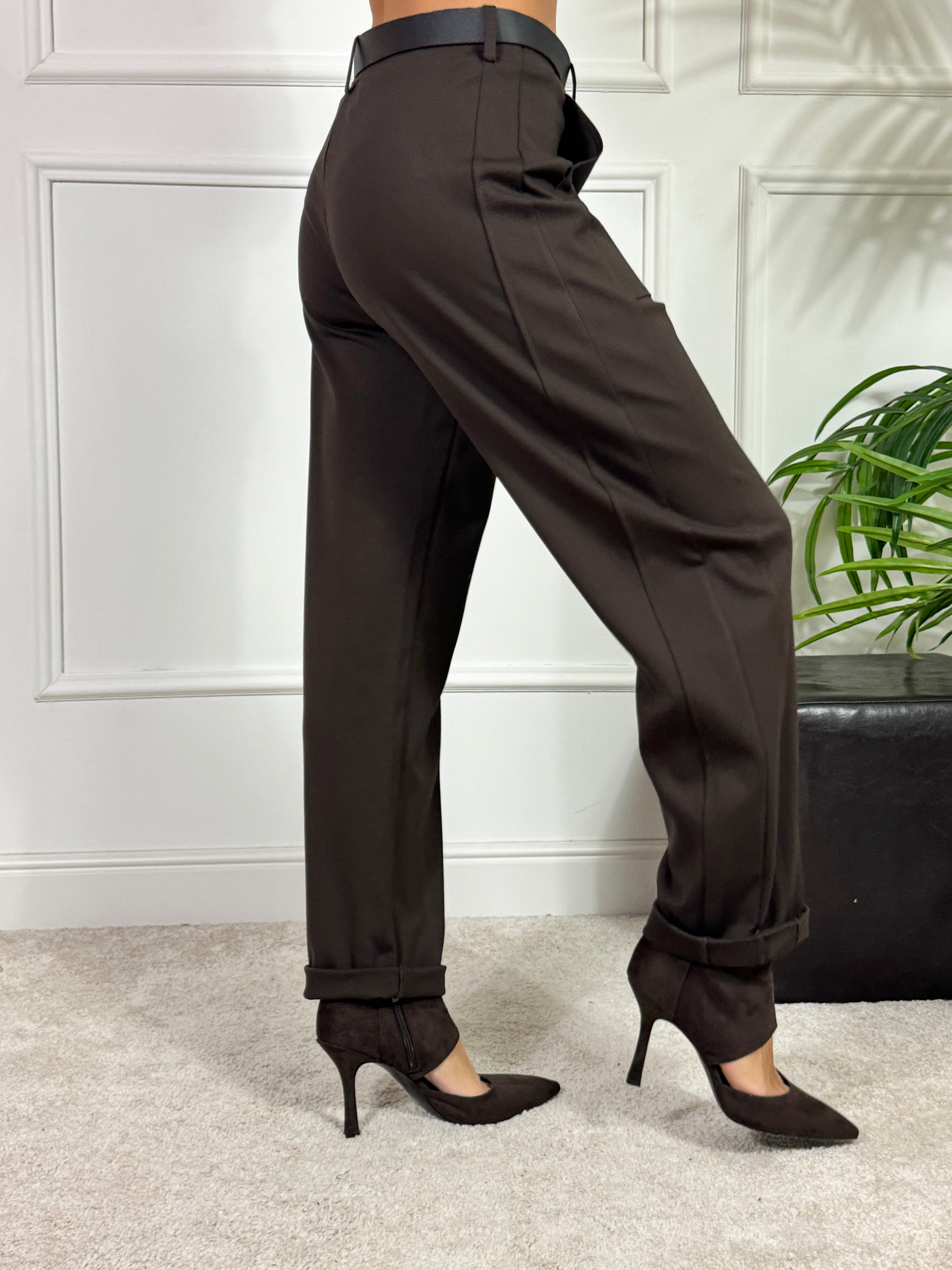 Pantalone OVETTO in PUNTO MILANO Susy Mix CIONDOLO STELLINA