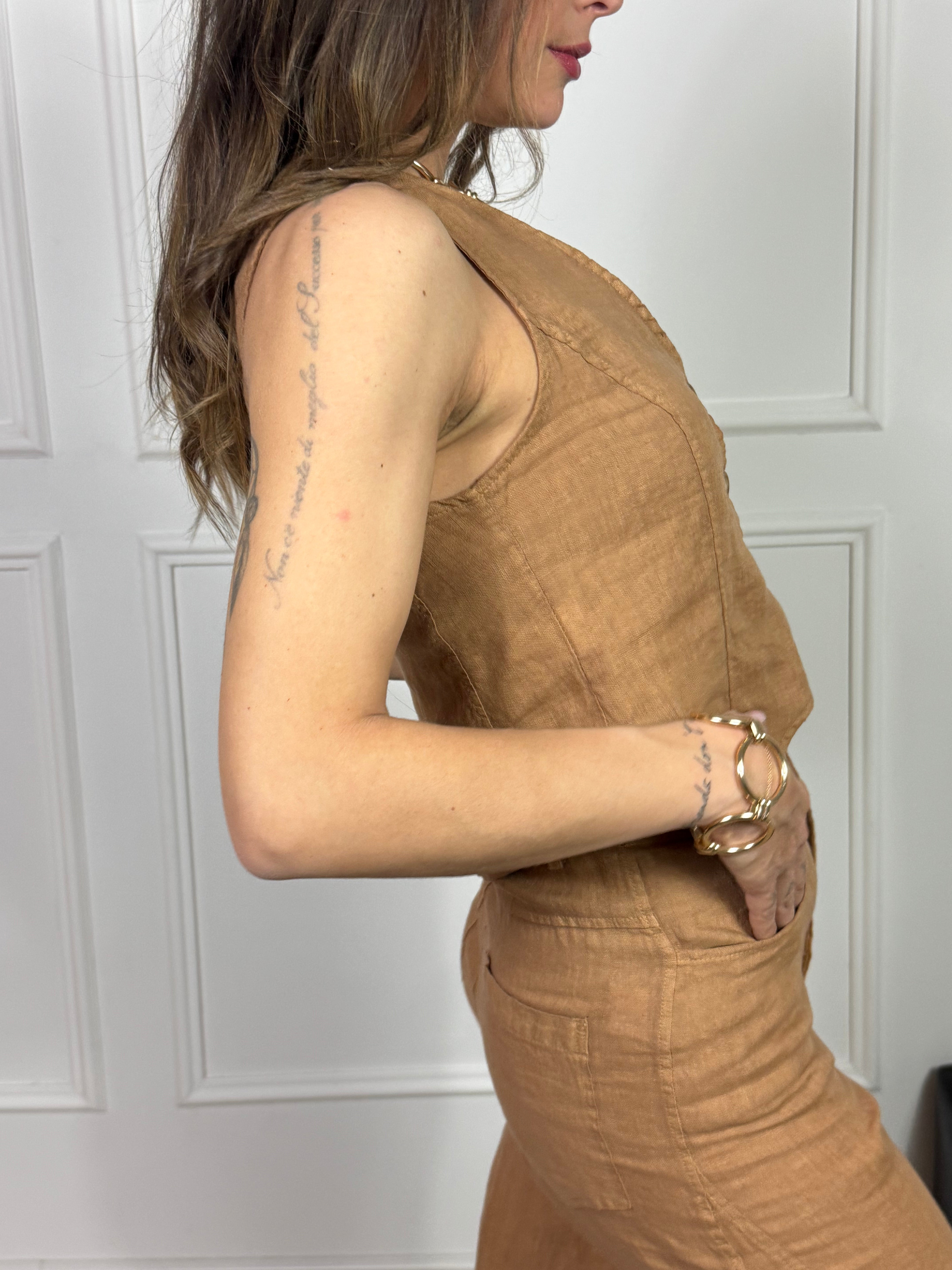 GILET in LINO Have One  - ART. LVE - Q021