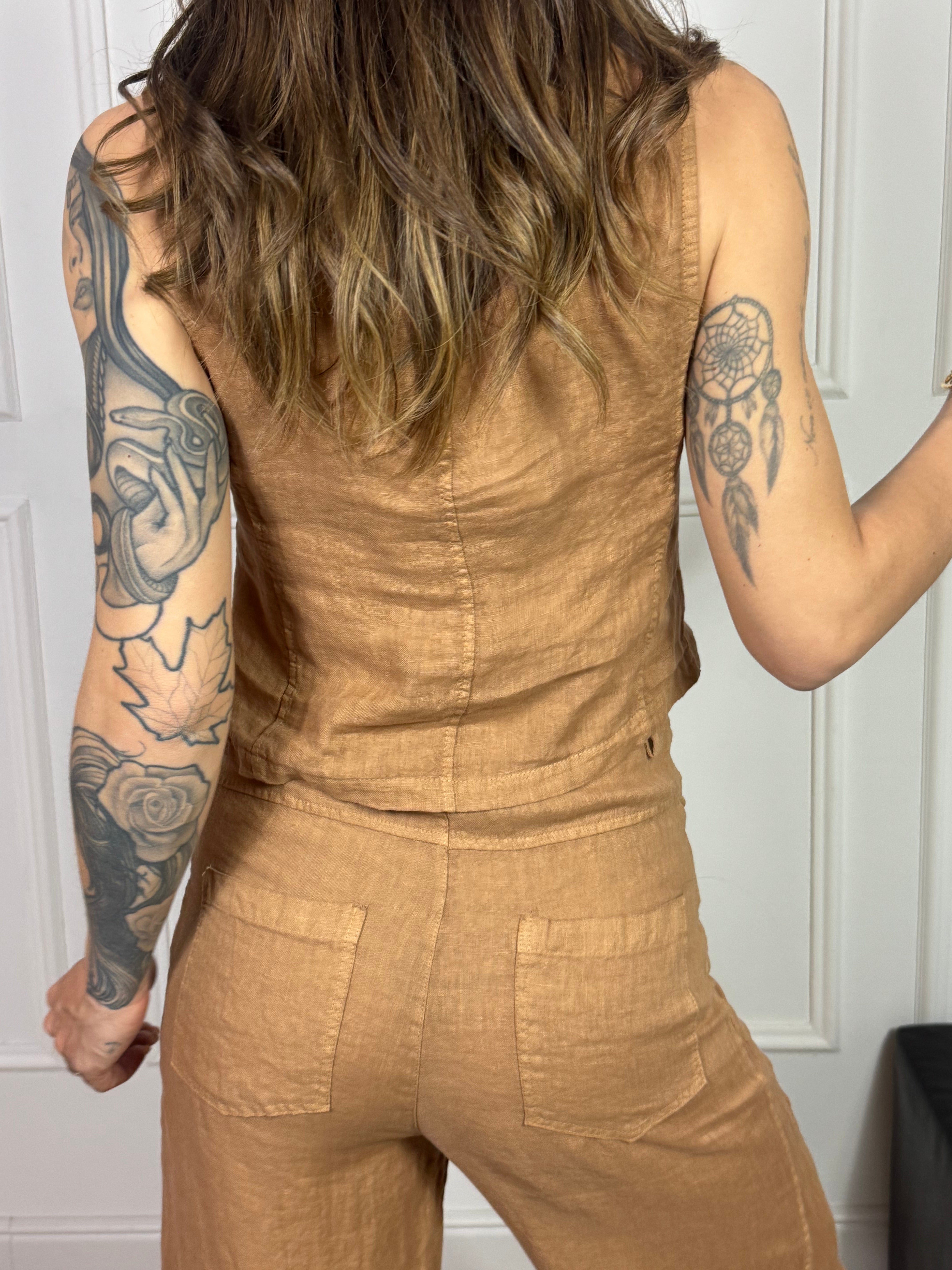 GILET in LINO Have One  - ART. LVE - Q021