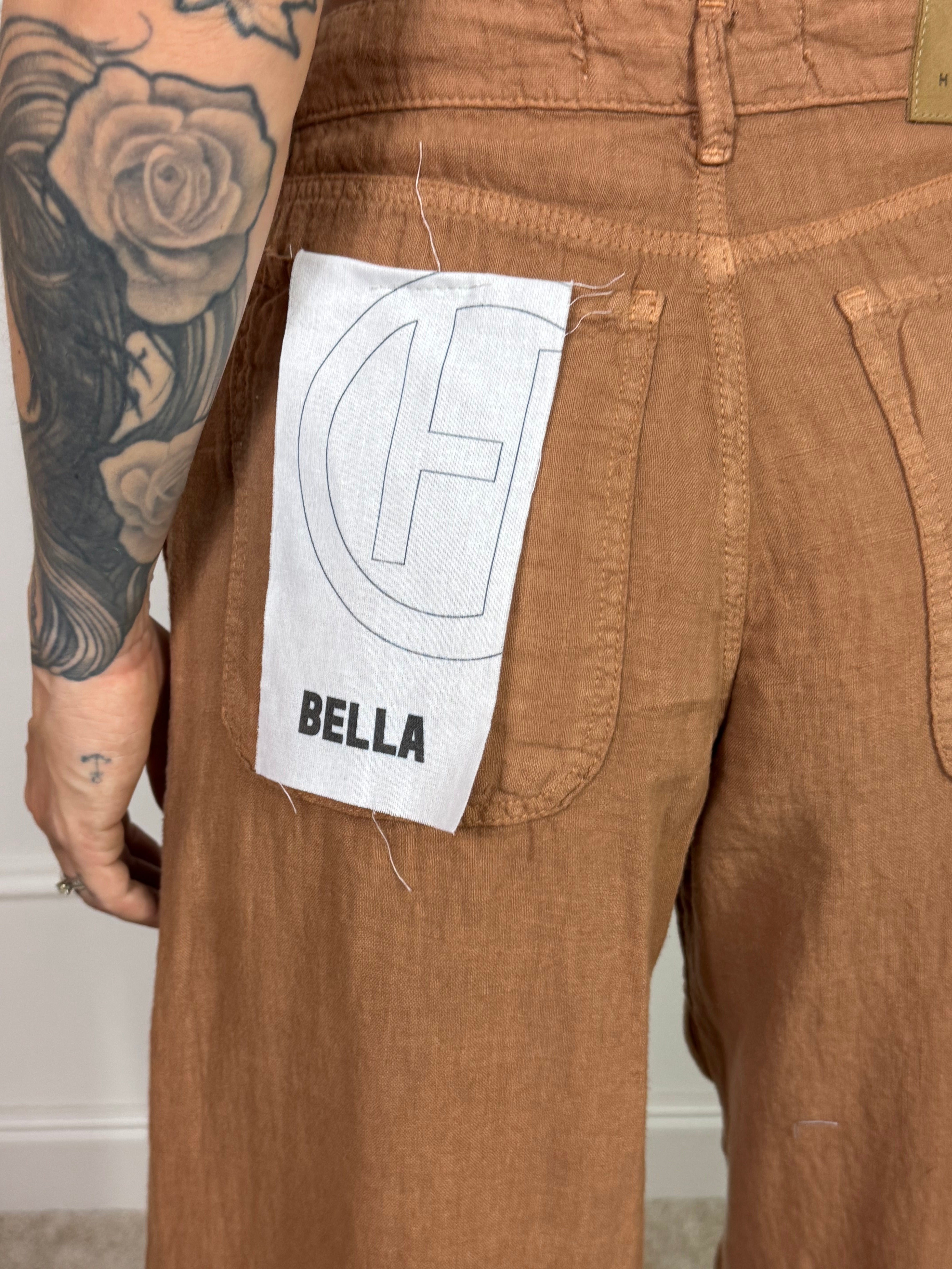 Pantalone in LINO Have One AMPIO modello BELLA - ART. PLS - Q222