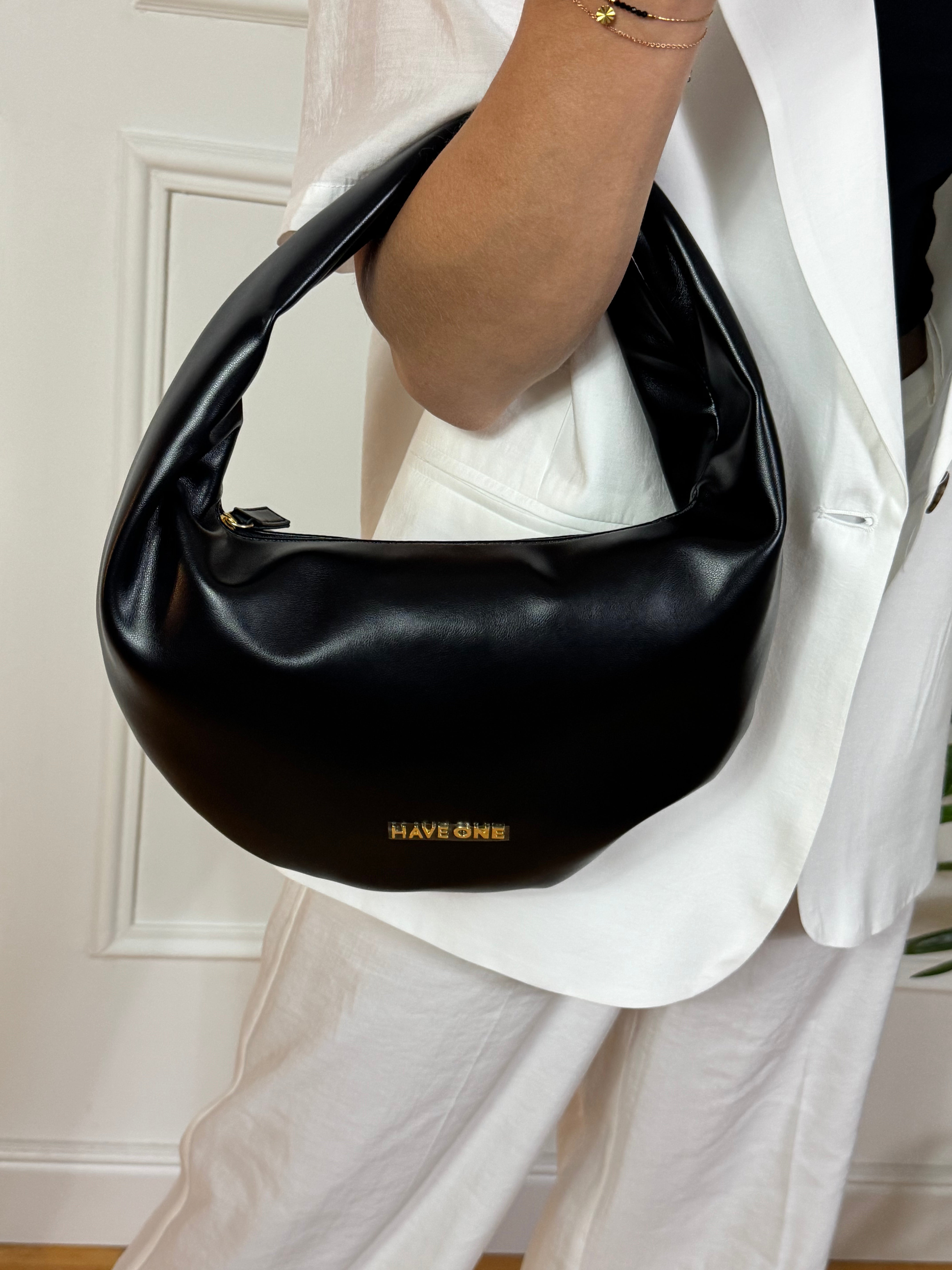 Borsa mezzaluna in ecopelle Have One HOBO PICCOLA