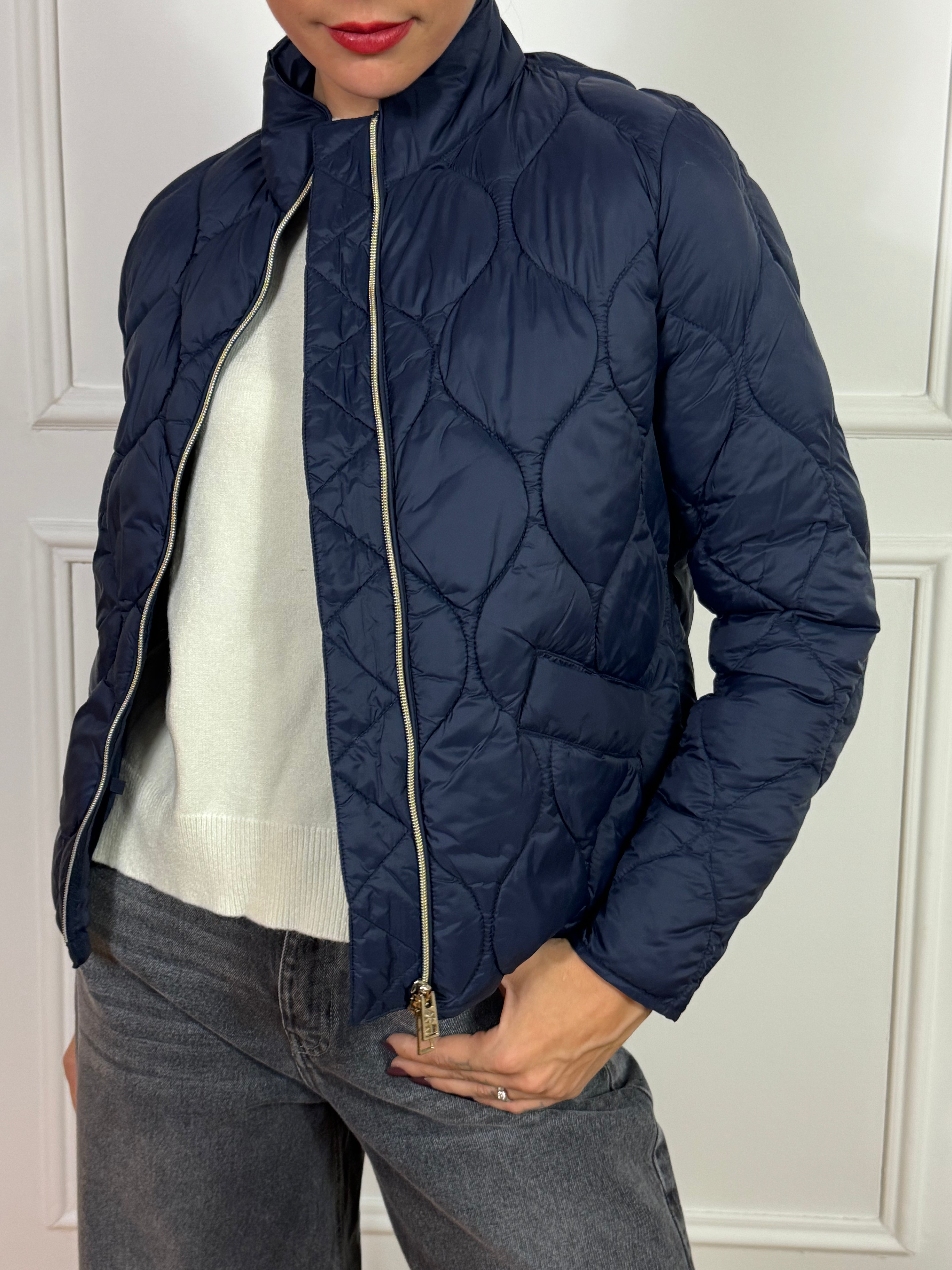 Piumino corto leggero ONION QUILT Ragno con taschine