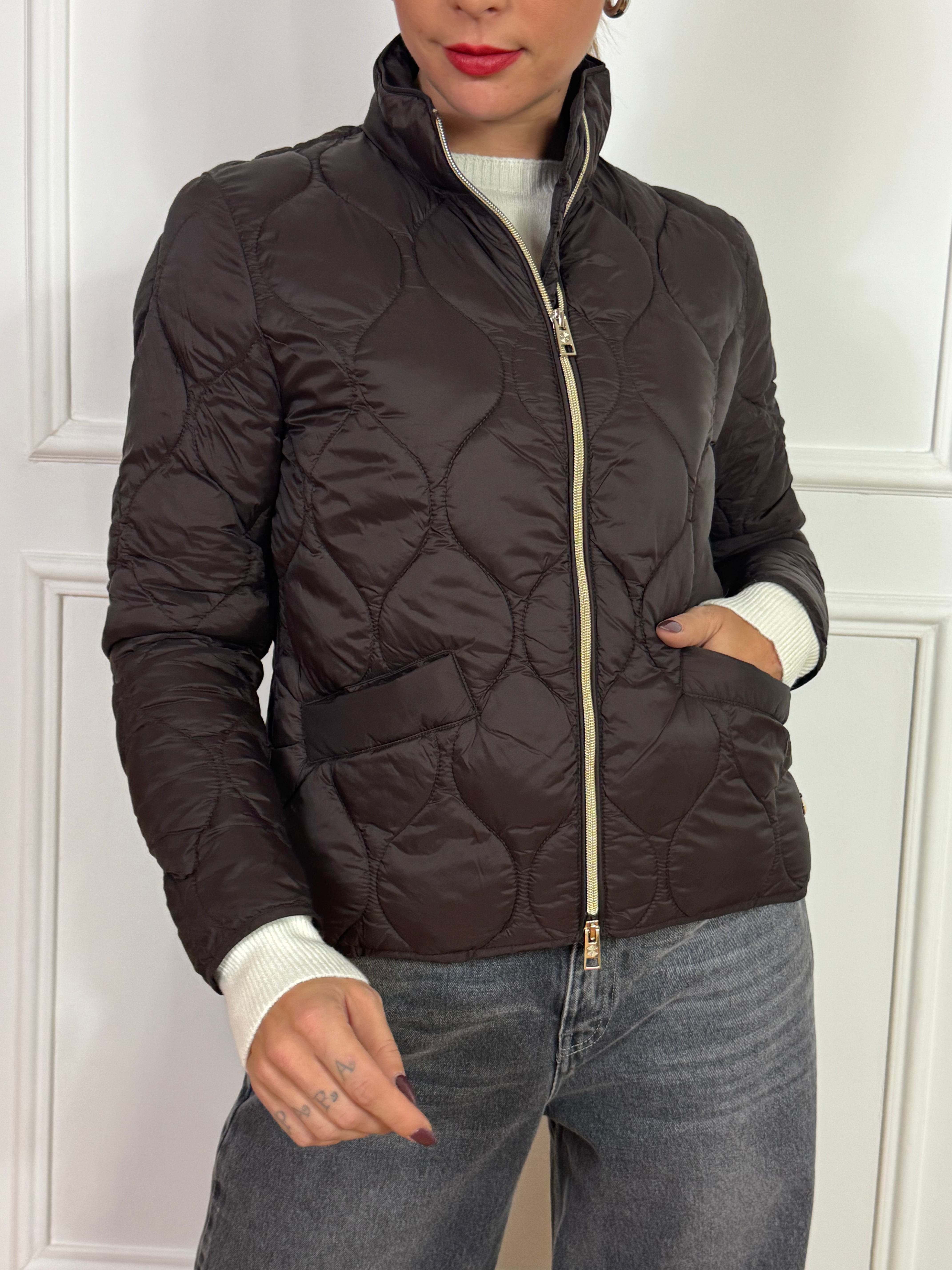 Piumino corto leggero ONION QUILT Ragno con taschine