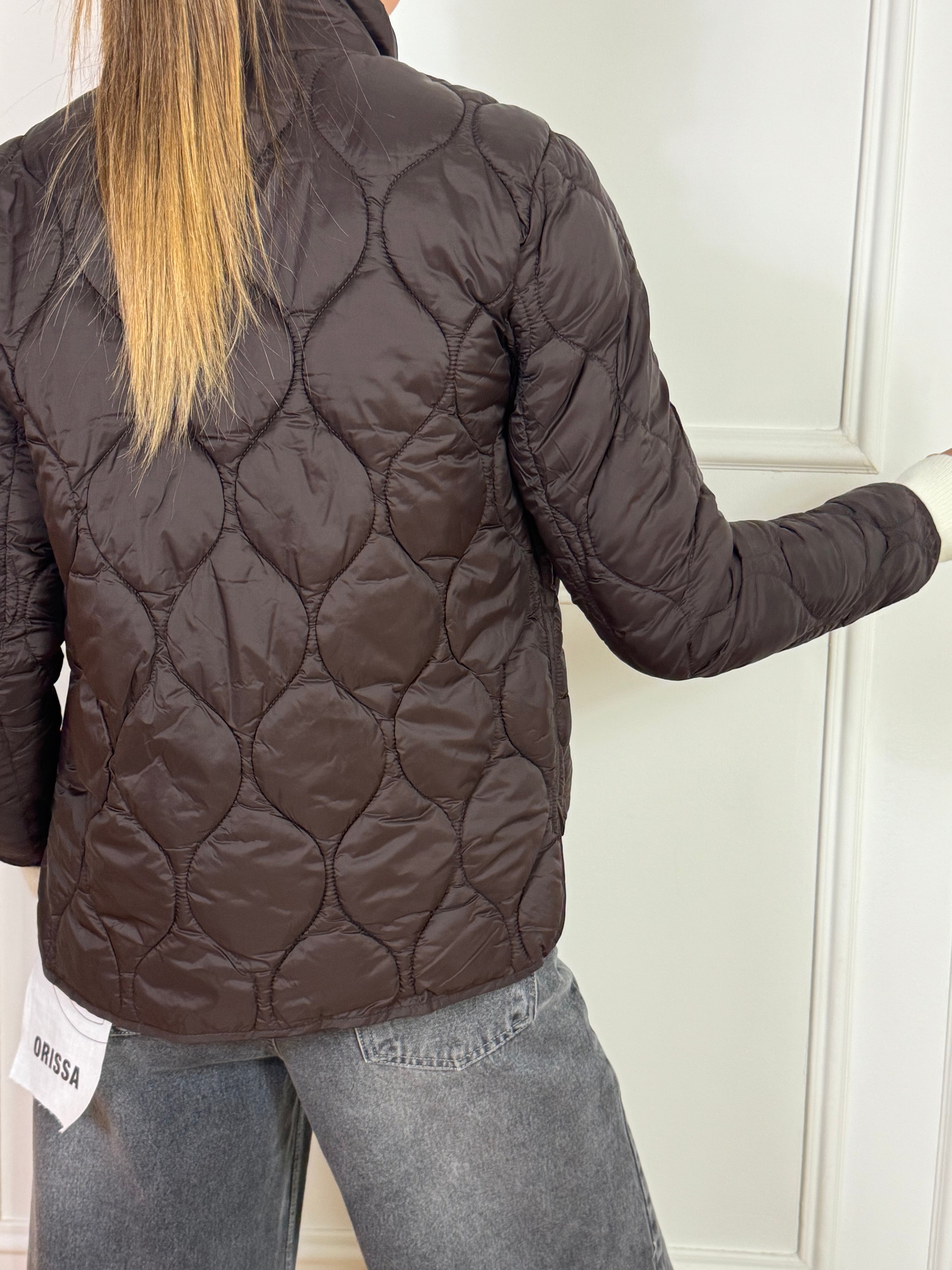 Piumino corto leggero ONION QUILT Ragno con taschine