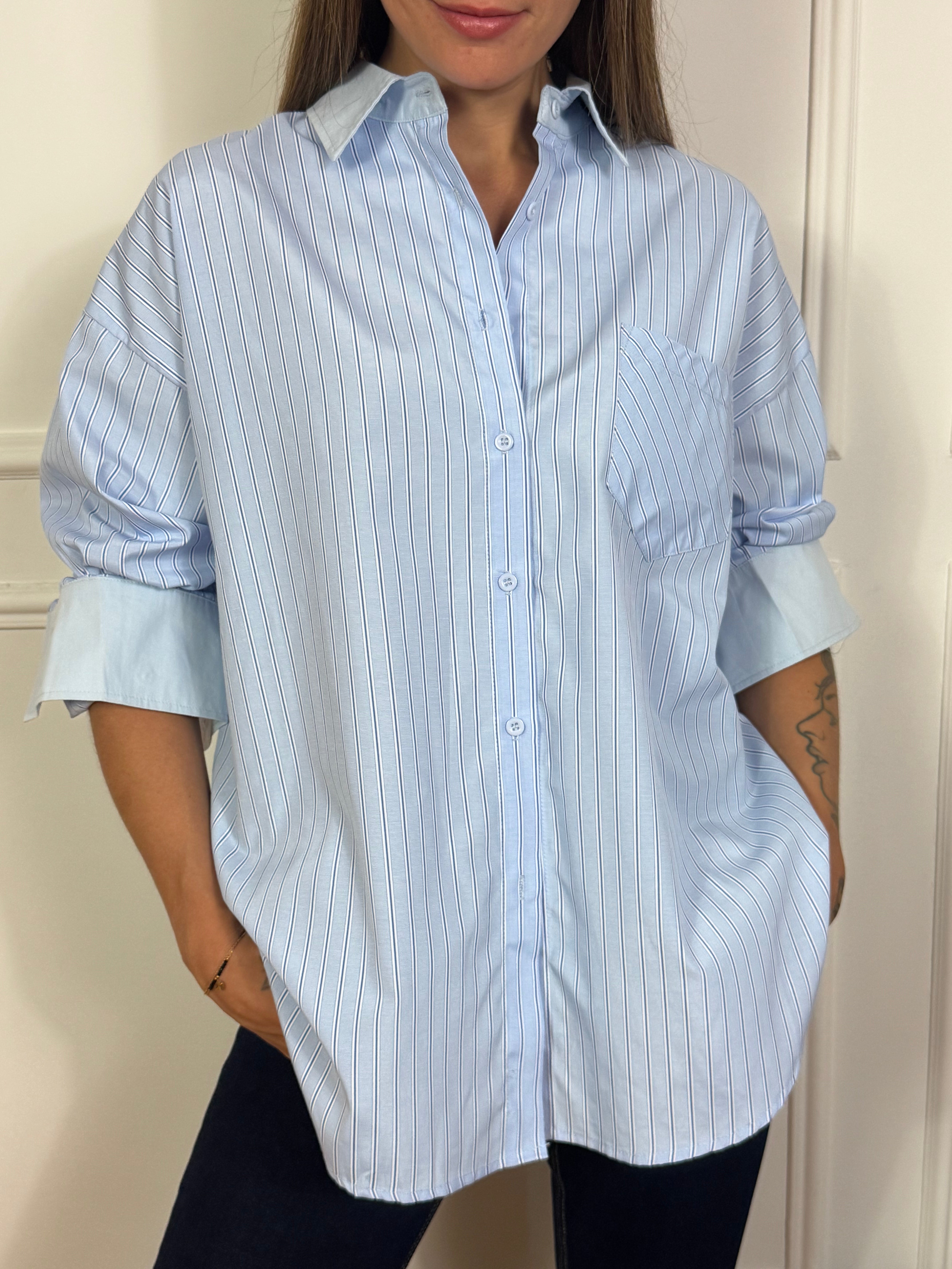 Camicia OVER Victoria ILMH Oxford a righe