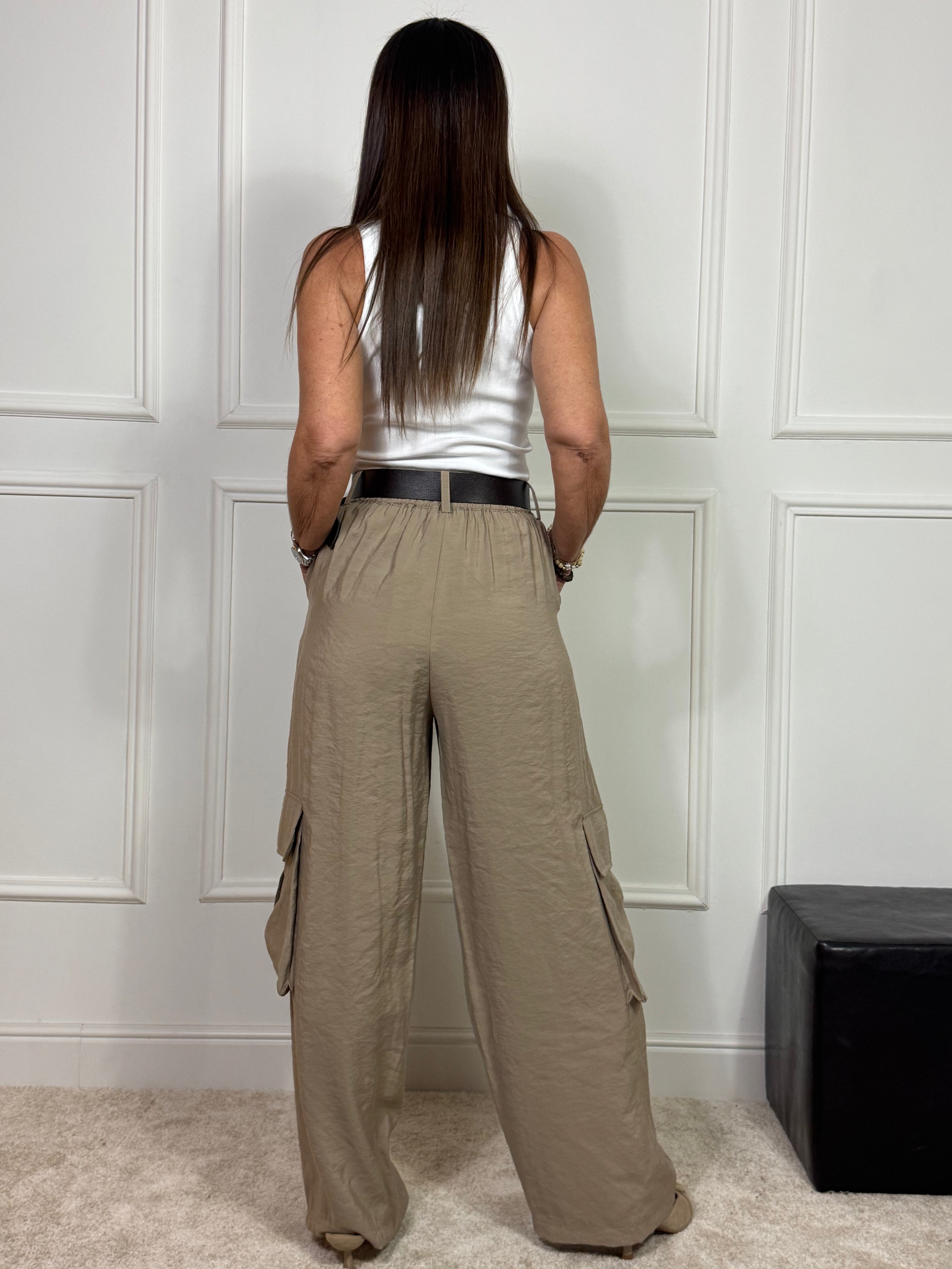 Pantalone Susy Mix CARGO CON CINTURA