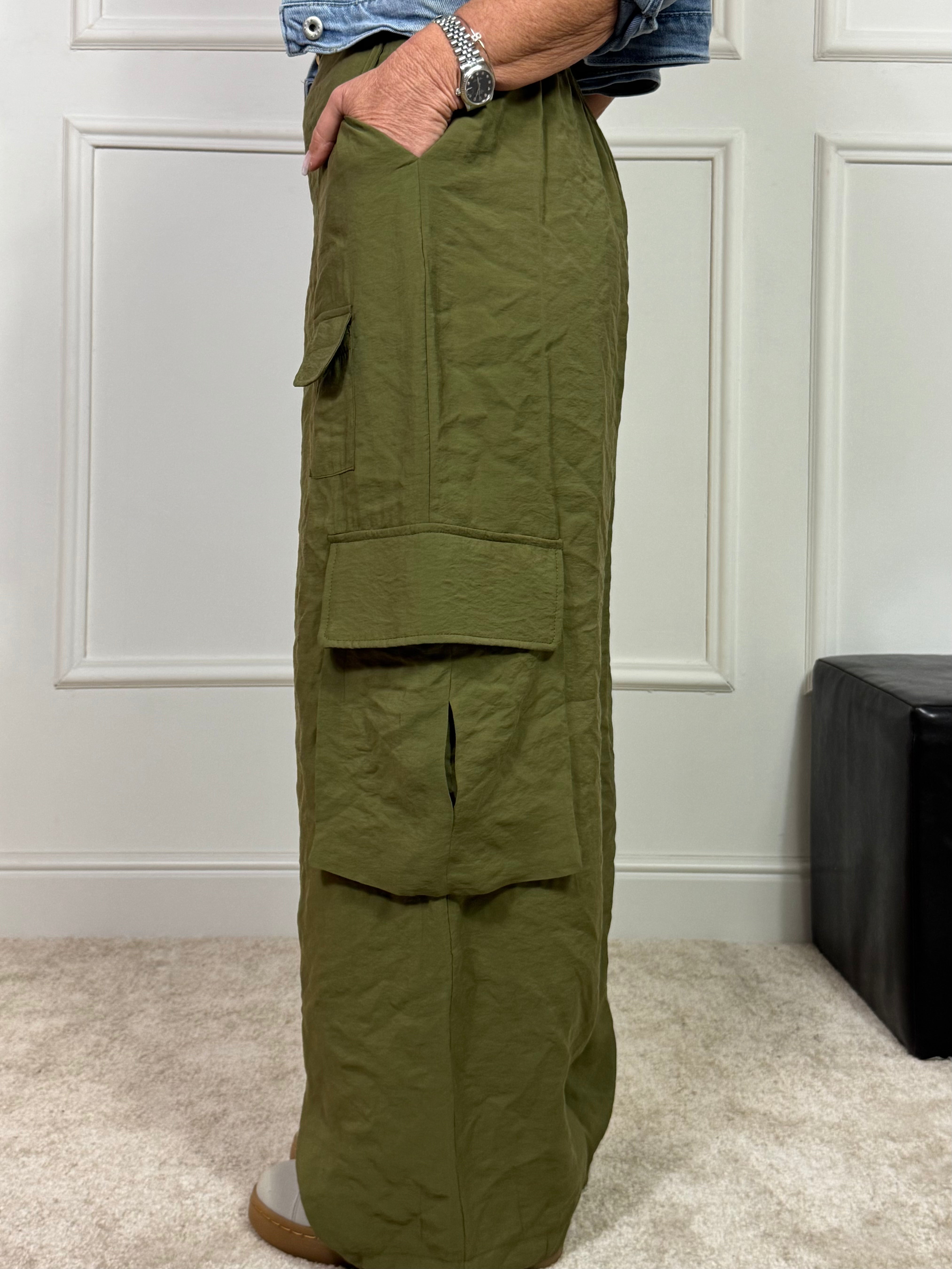 Pantalone Susy Mix CARGO CON CINTURA