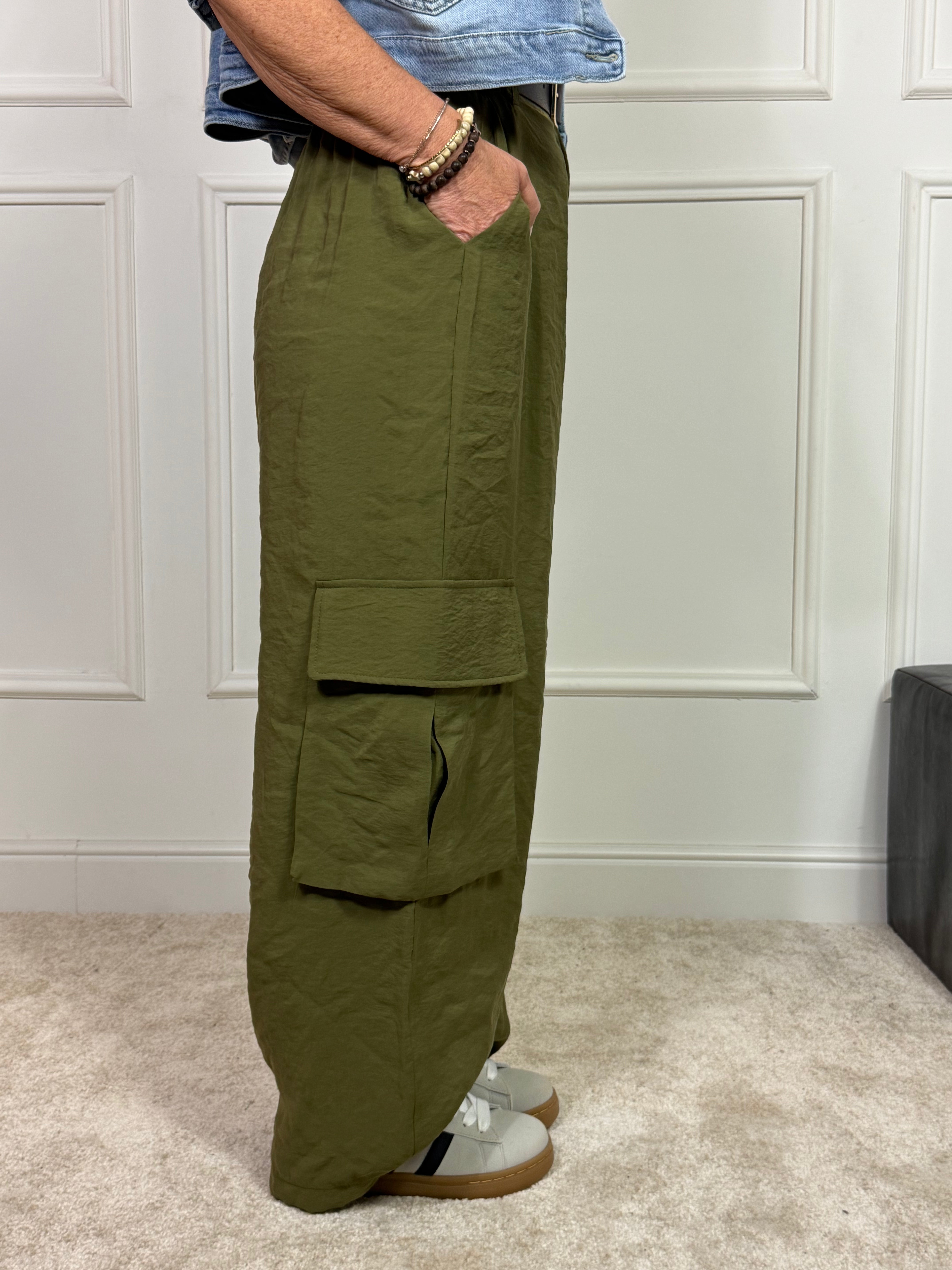 Pantalone Susy Mix CARGO CON CINTURA