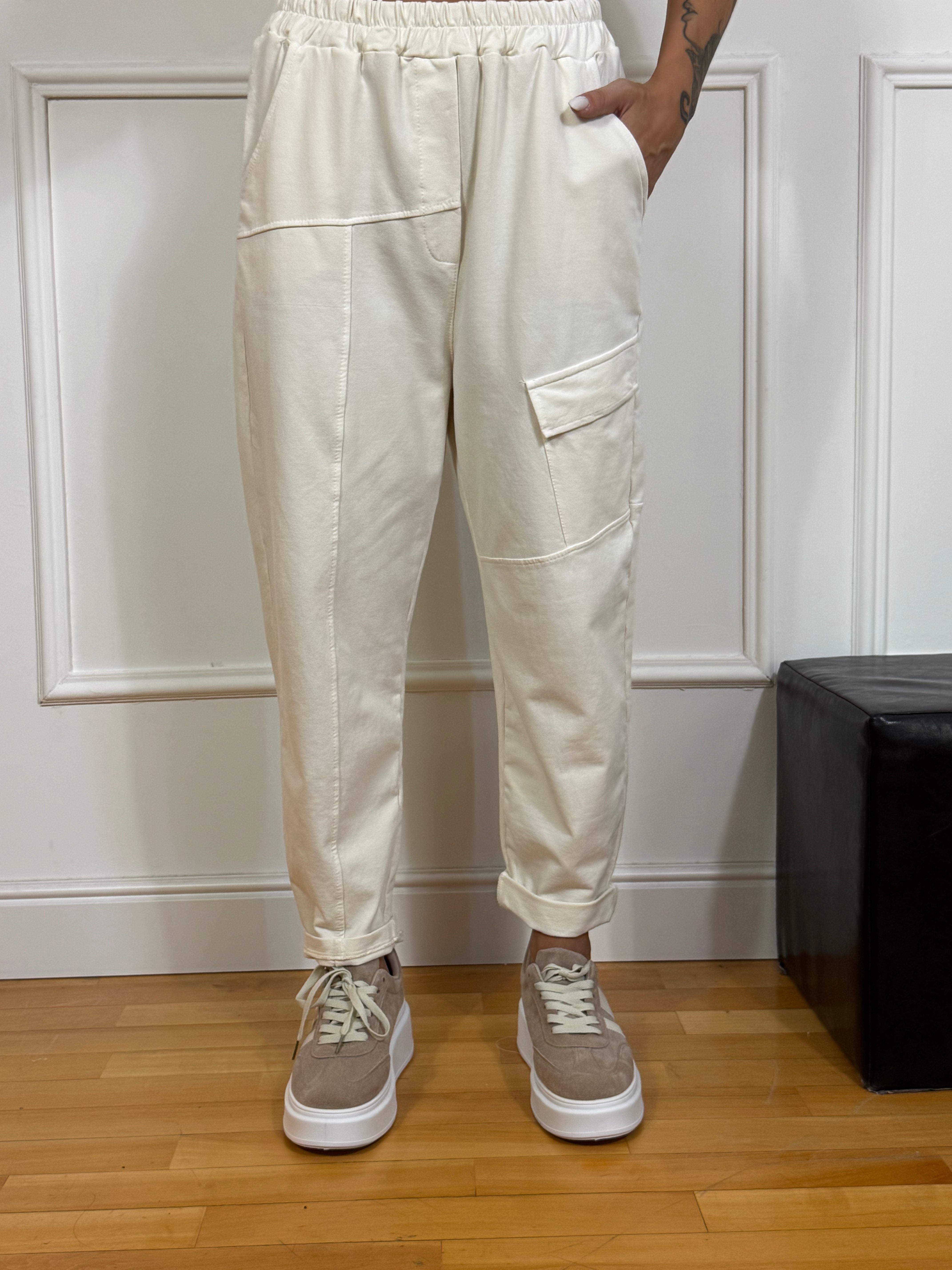 Pantalone in felpa garzata Victoria ILMH CARGO