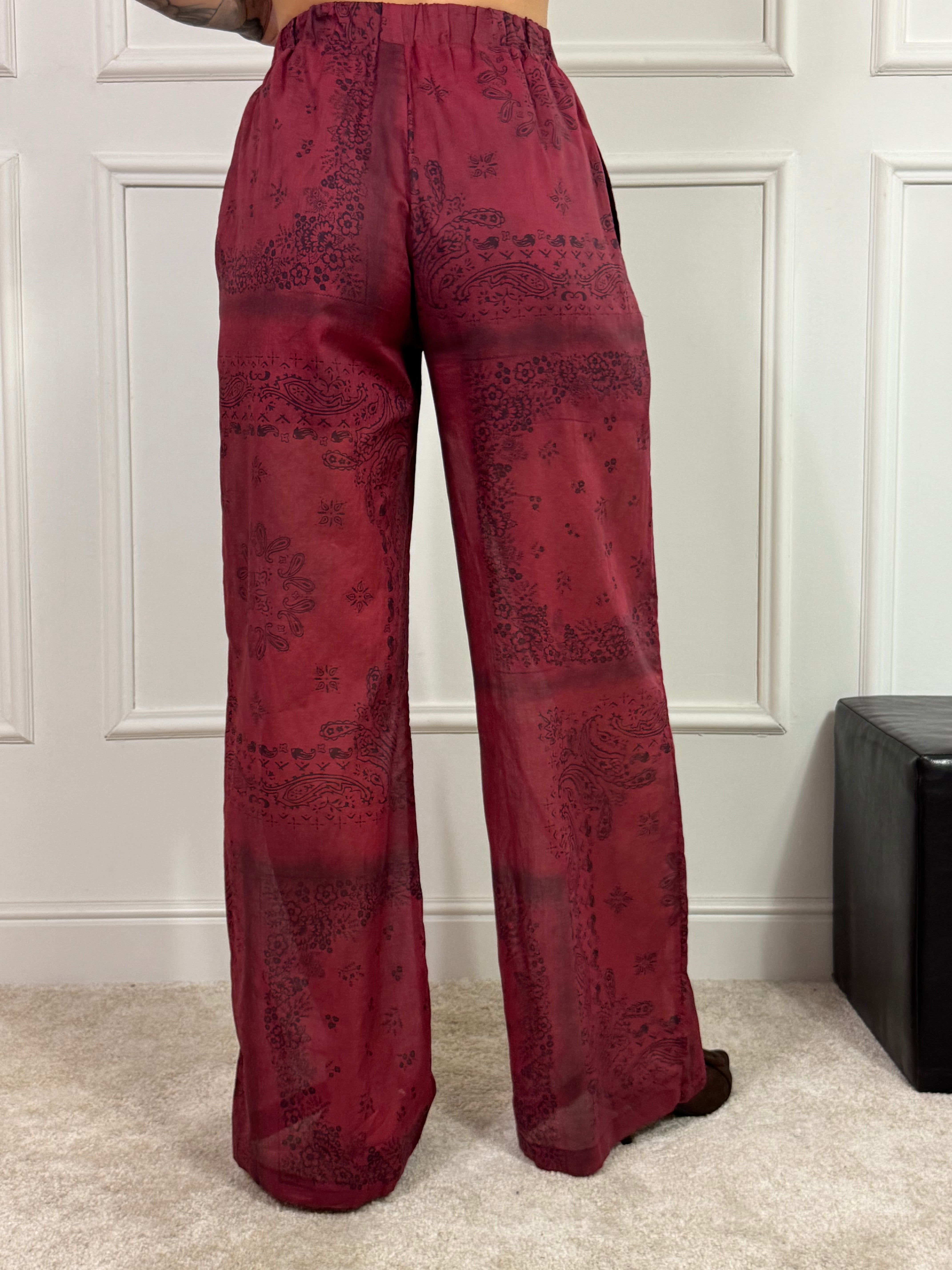 Pantalone Susy Mix IBIZA - ROSSO INDIA