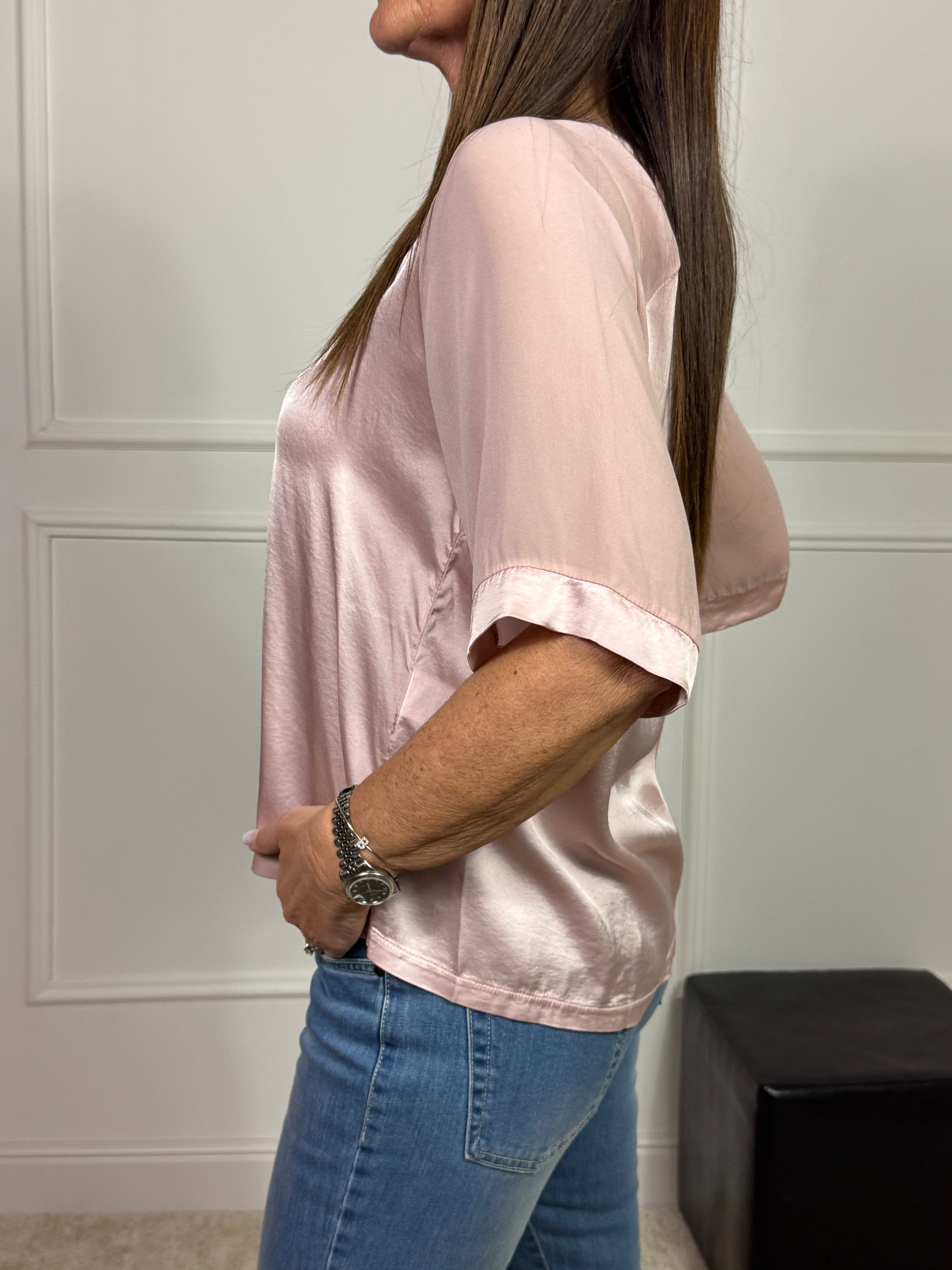 Blusa manica corta Susy Mix in viscosa