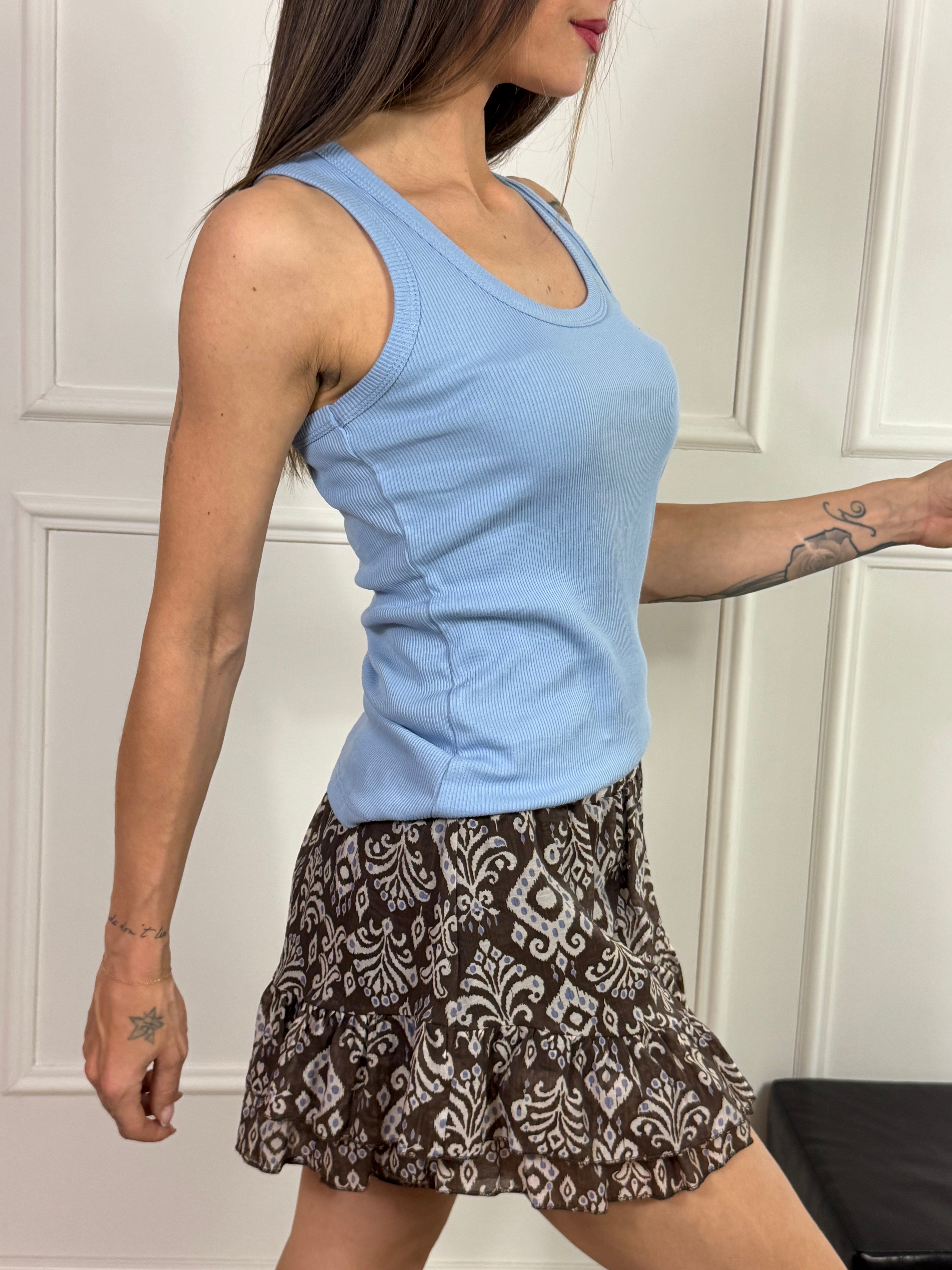 GONNA SHORTS Susy Mix FANTASIA MARRONE - PERVINCA