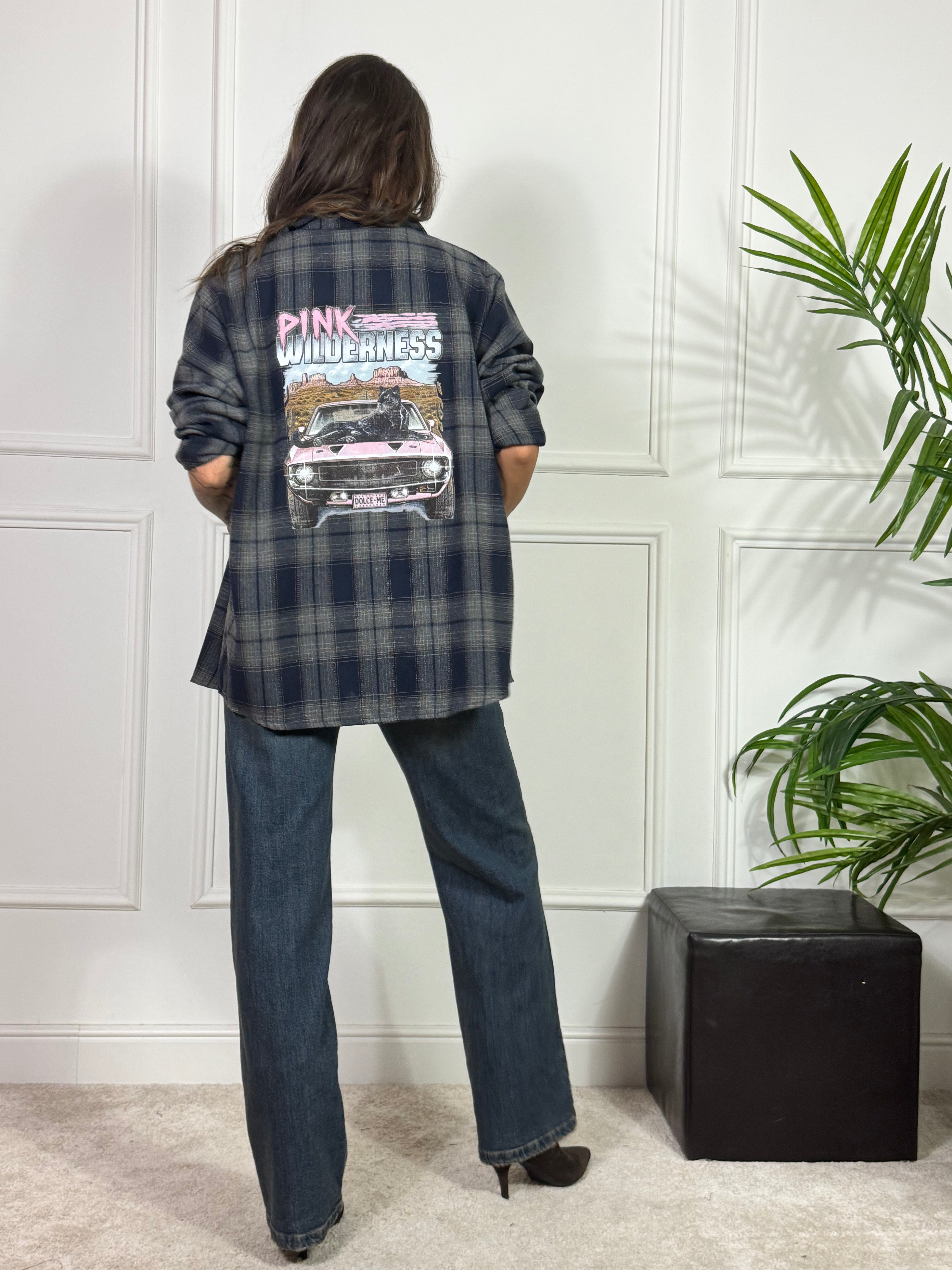 Camicia SCOZZESE Susy Mix STAMPA SCHIENA