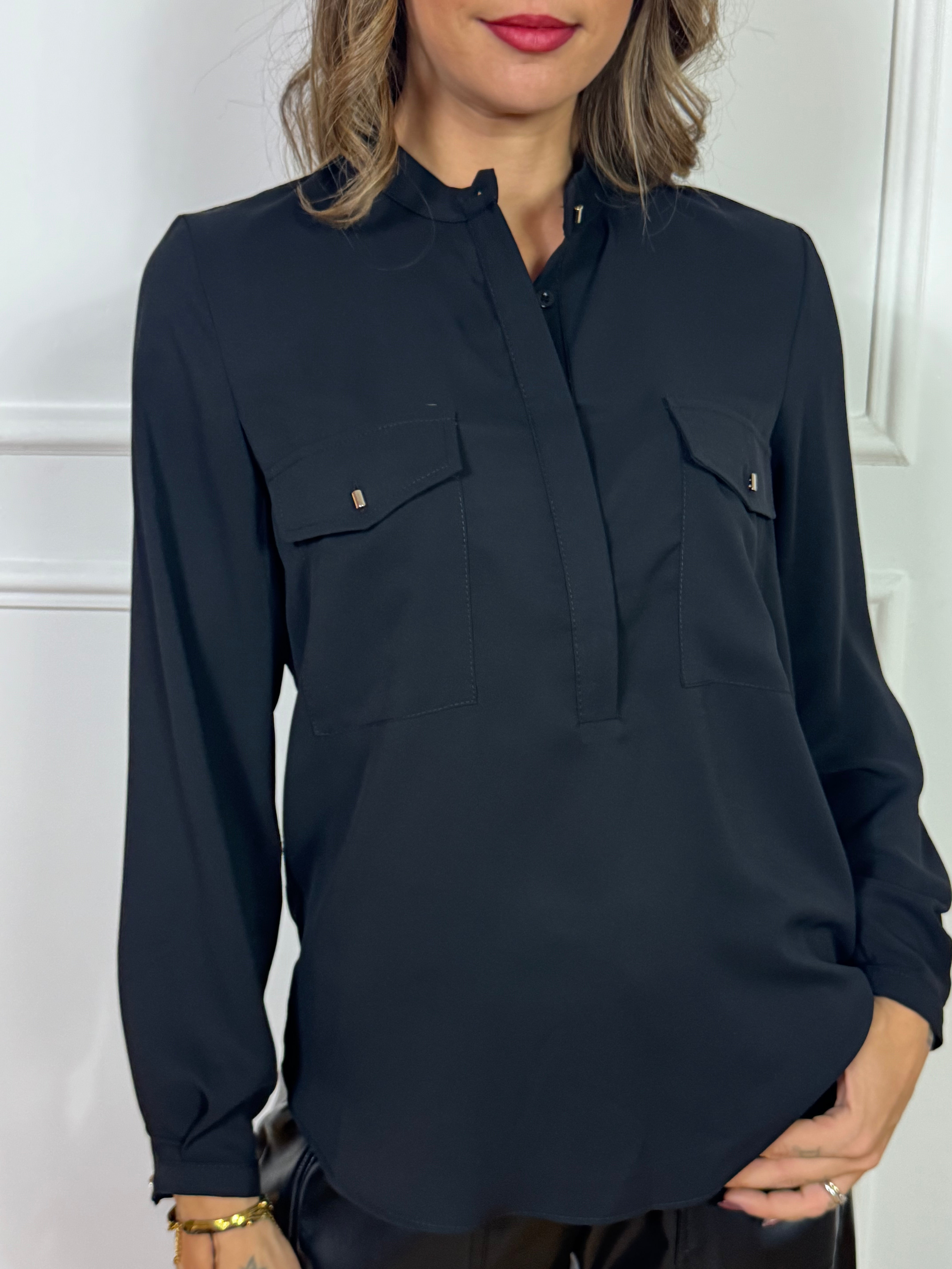 Camicia blusa Susy Mix con taschini