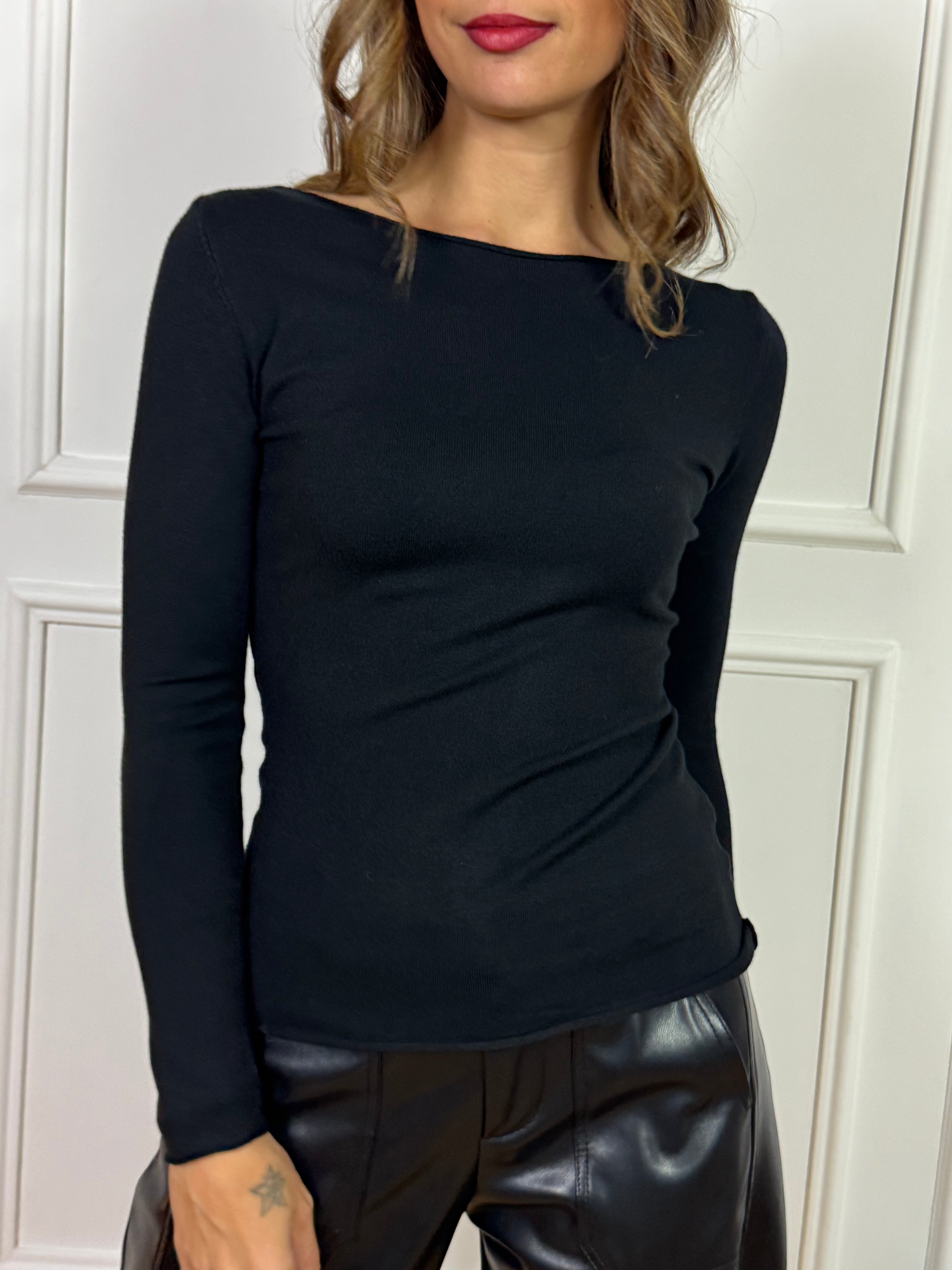 Maglia sottile Susy Mix SCOLLO BARCHETTA