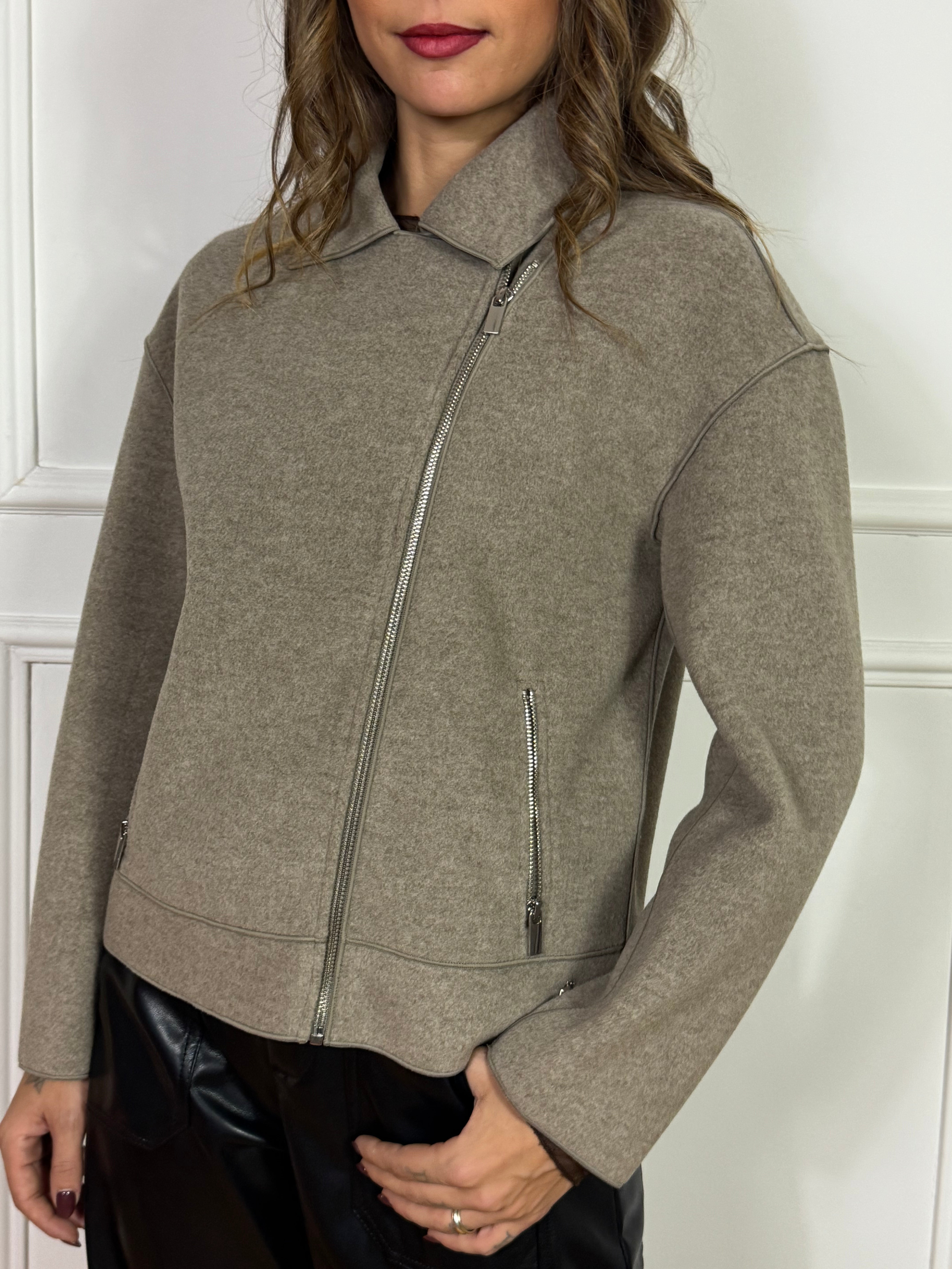 Giacca CHIODO IN PANNETTO Ragno