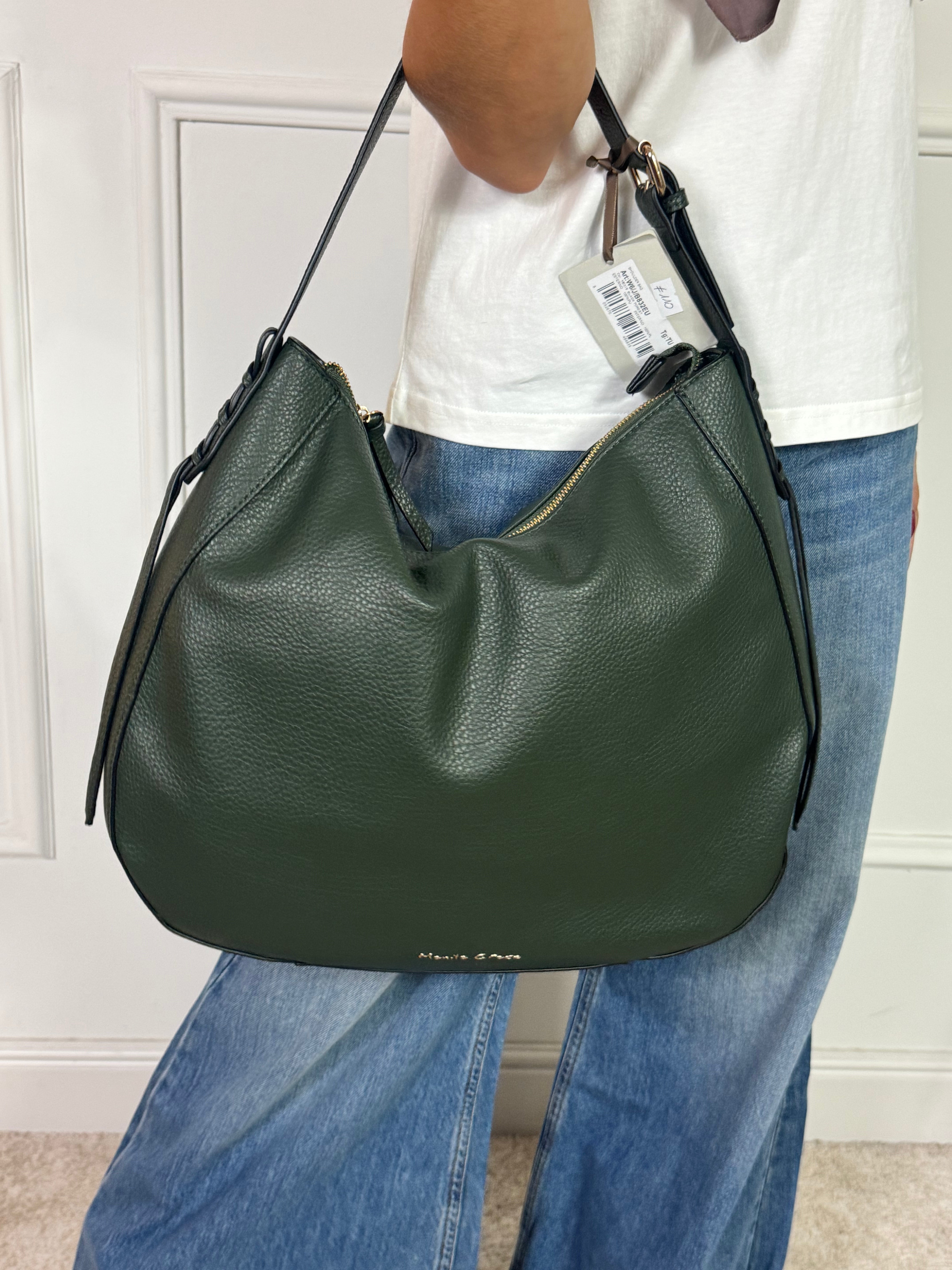 Borsa Manila Grace SHOULDER BAG GRANDE- INTRECCIO LATERALE