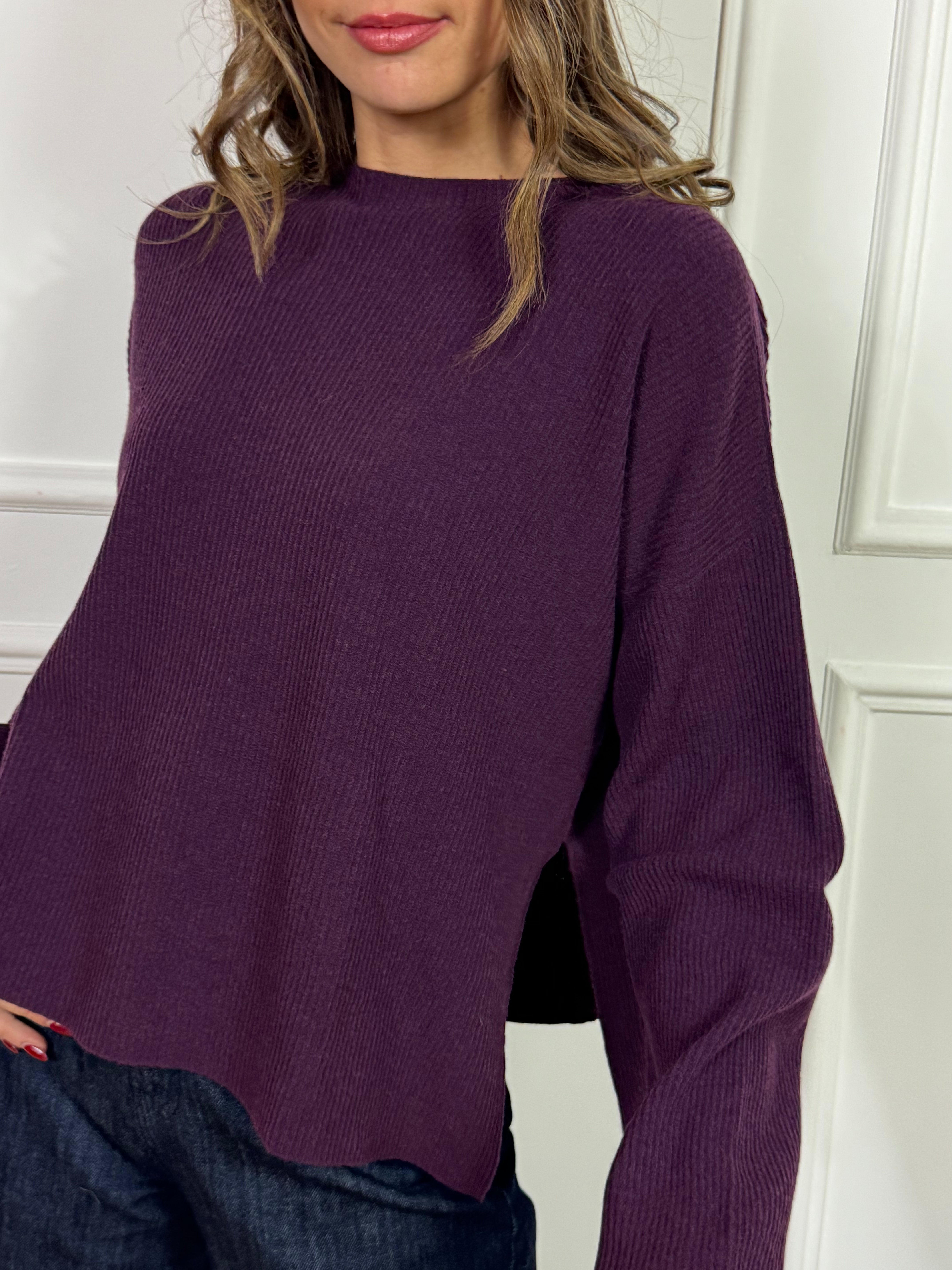 Maglia Kontatto GIROCOLLO COSTE SPACCHI