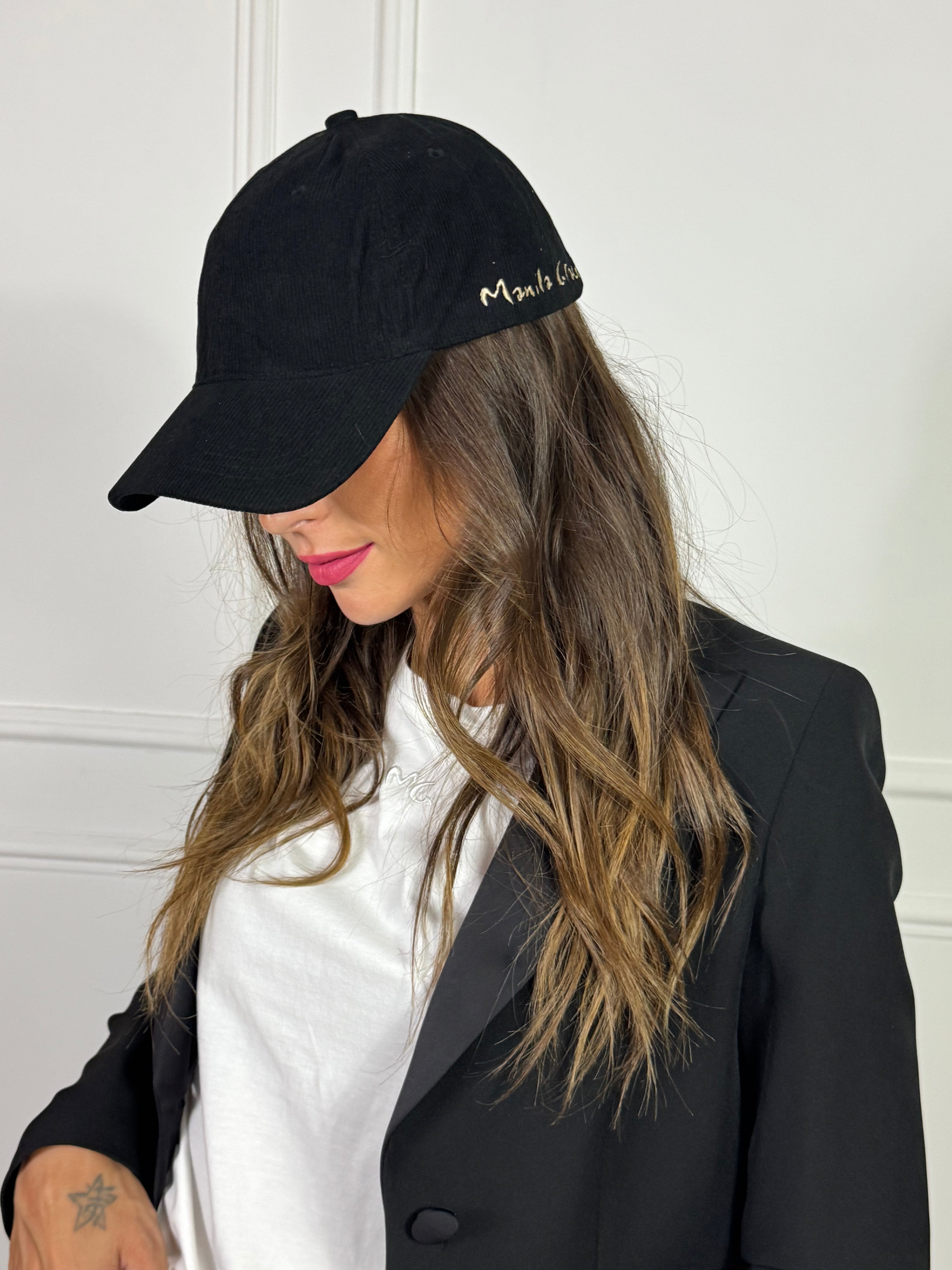 Cappello con visiera Manila Grace modello BASEBALL HAT - VELLUTO COSTINE