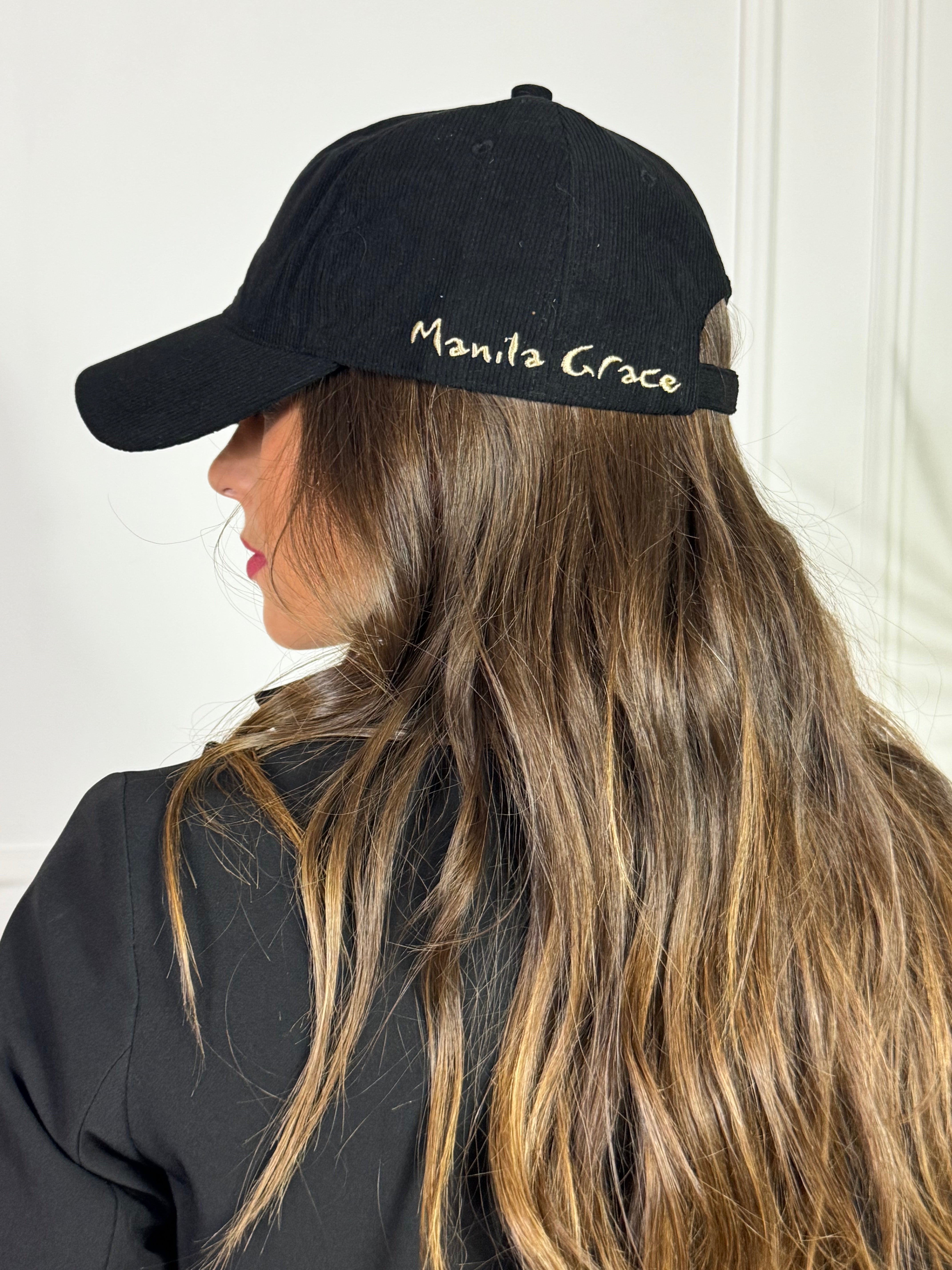 Cappello con visiera Manila Grace modello BASEBALL HAT - VELLUTO COSTINE
