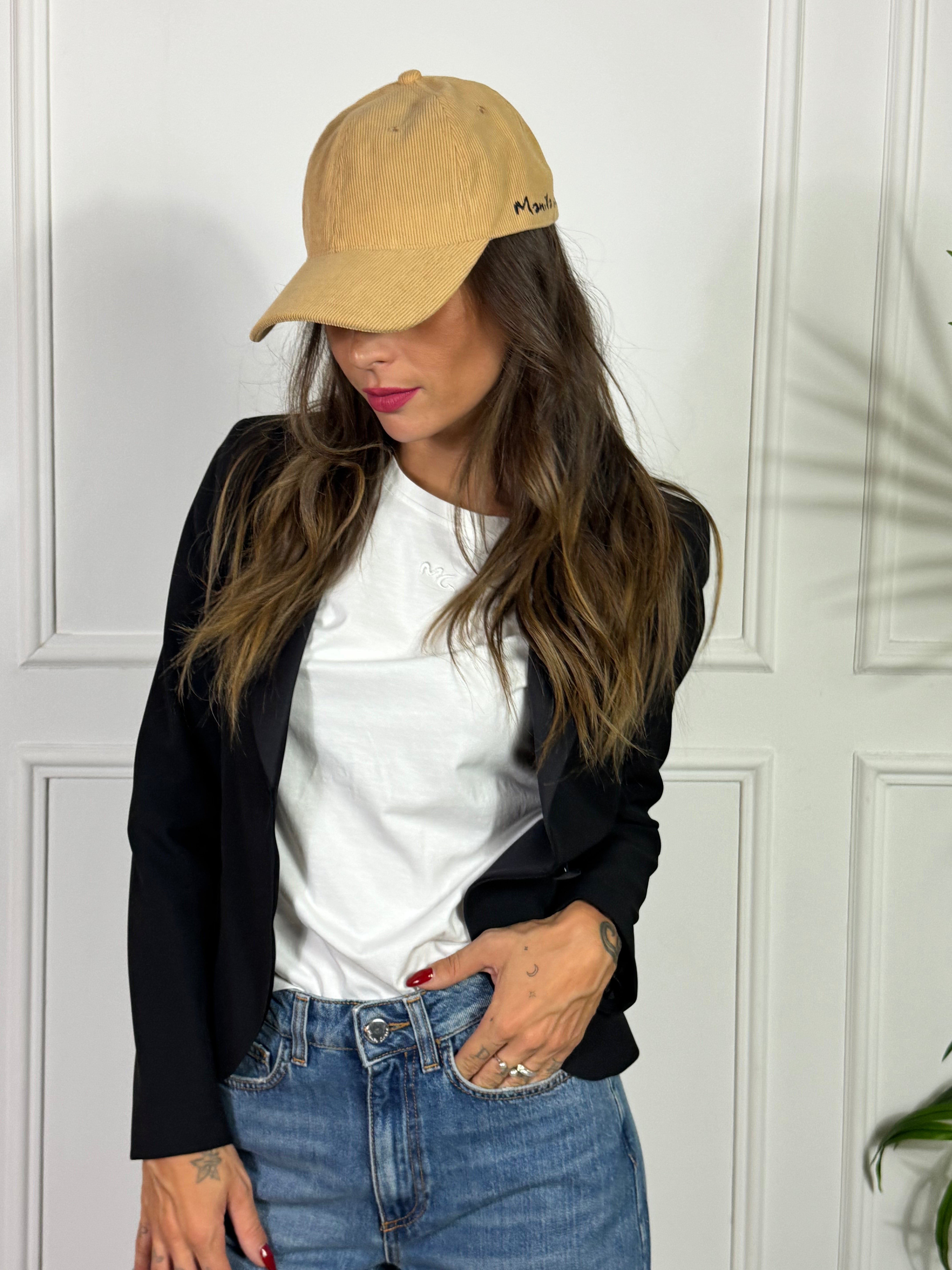 Cappello con visiera Manila Grace modello BASEBALL HAT - VELLUTO COSTINE