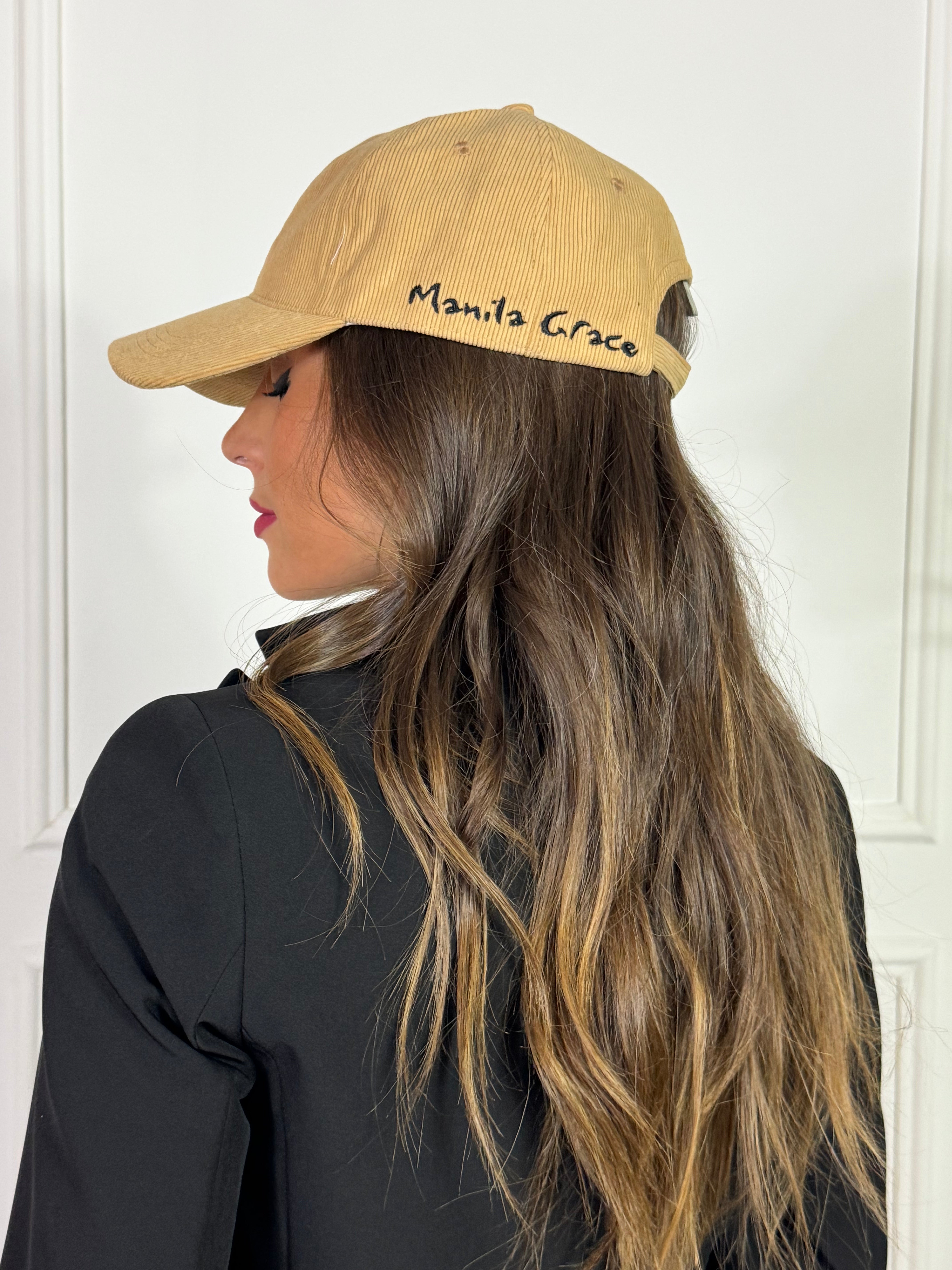 Cappello con visiera Manila Grace modello BASEBALL HAT - VELLUTO COSTINE